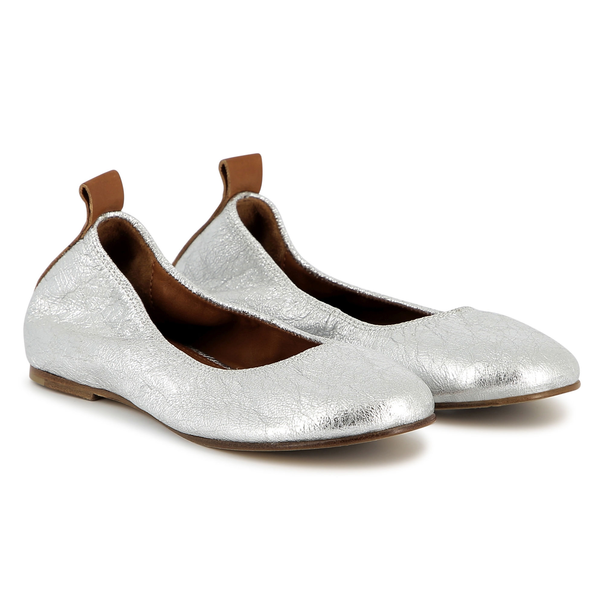 Leather ballet pumps LANVIN for GIRL