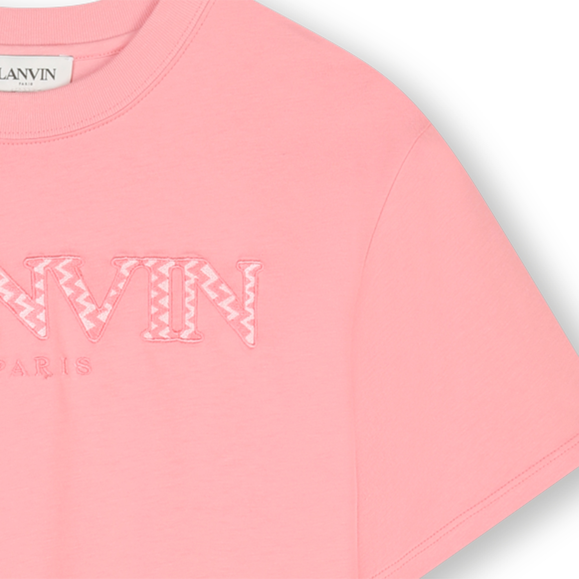 Robe T-shirt à manches courtes LANVIN pour FILLE