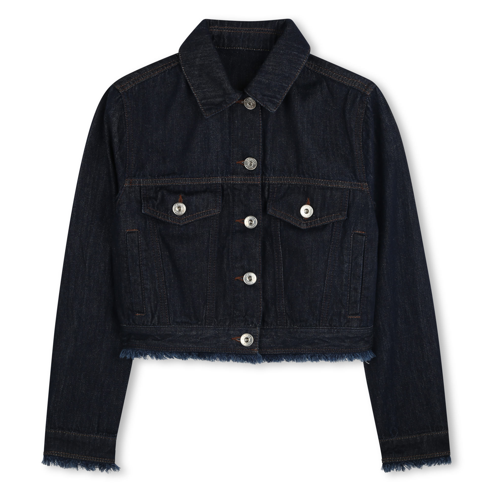 Blouson court en jean LANVIN pour FILLE