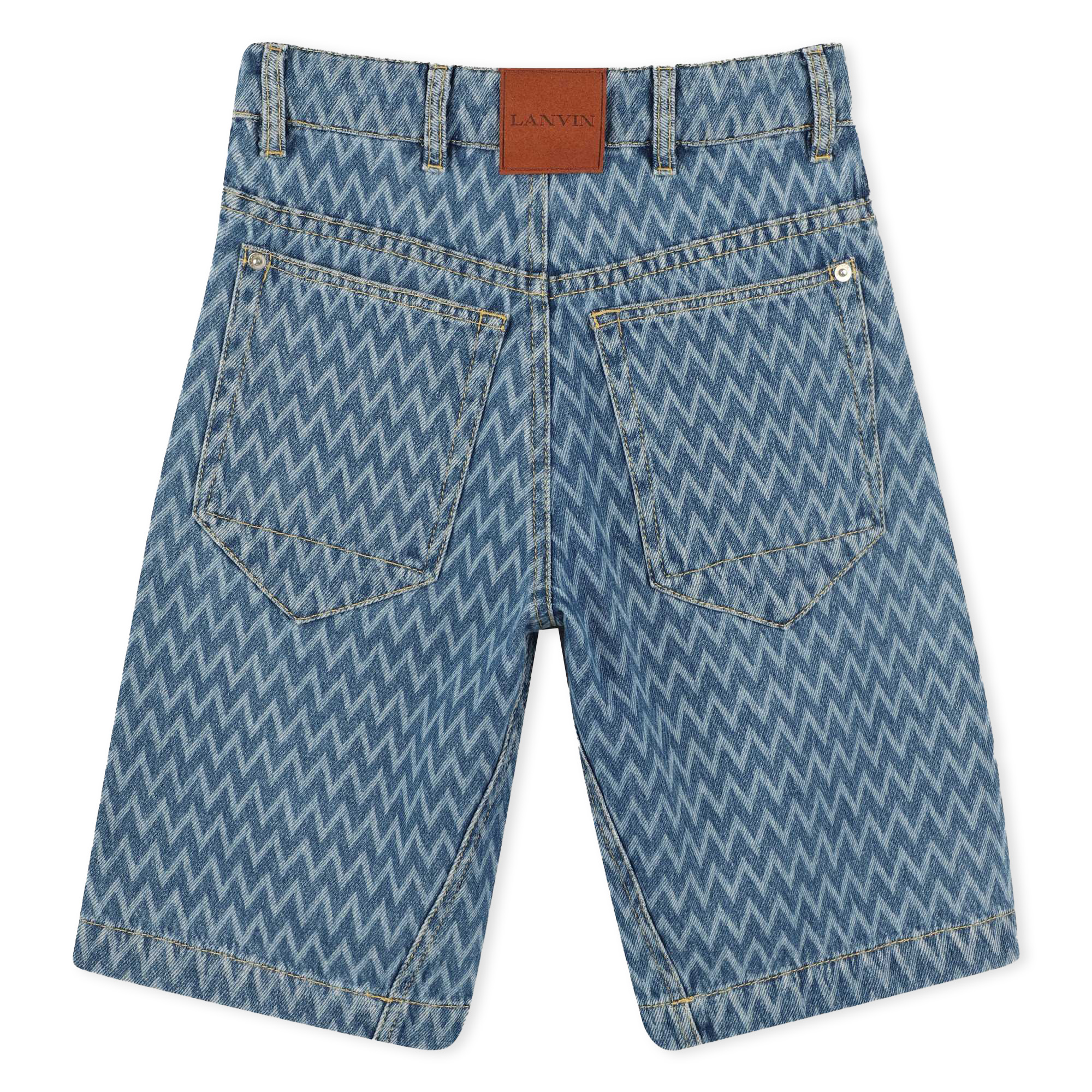 Long denim shorts LANVIN for BOY