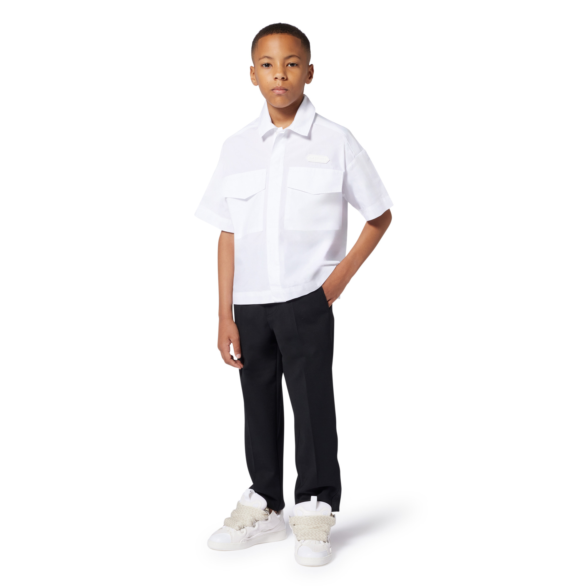 Chemise à manches courtes LANVIN pour GARCON