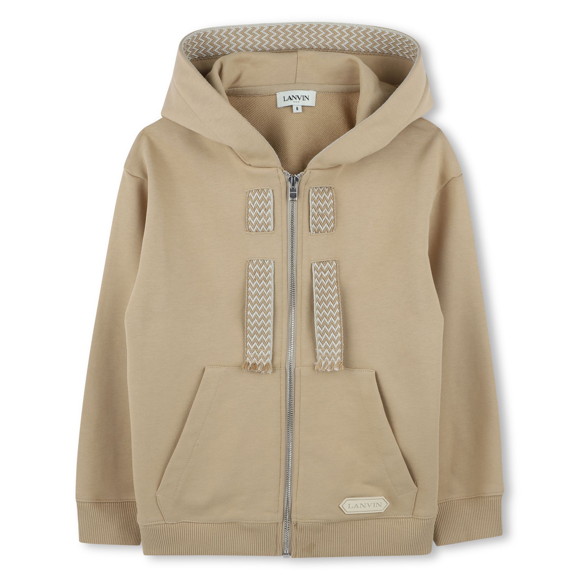 Fleece zip-up sweatshirt LANVIN for BOY