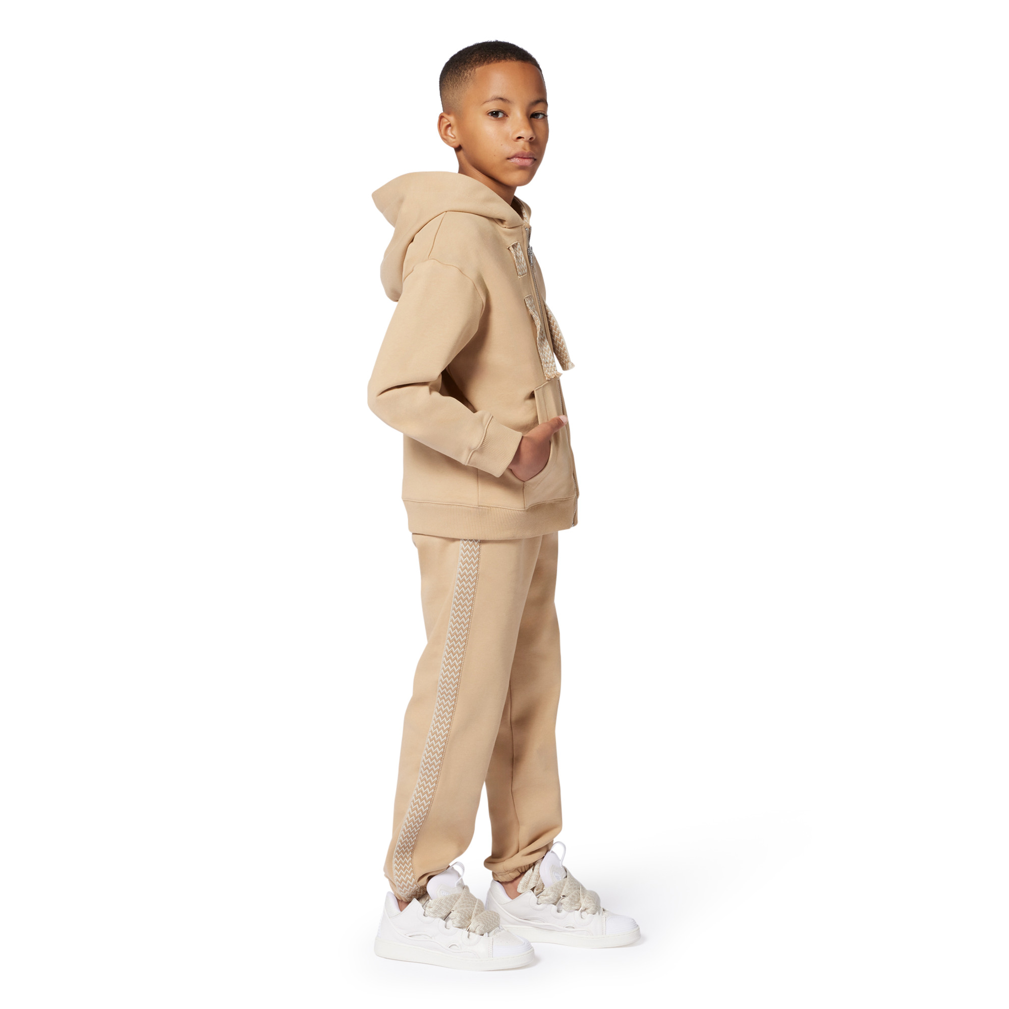 Fleece zip-up sweatshirt LANVIN for BOY