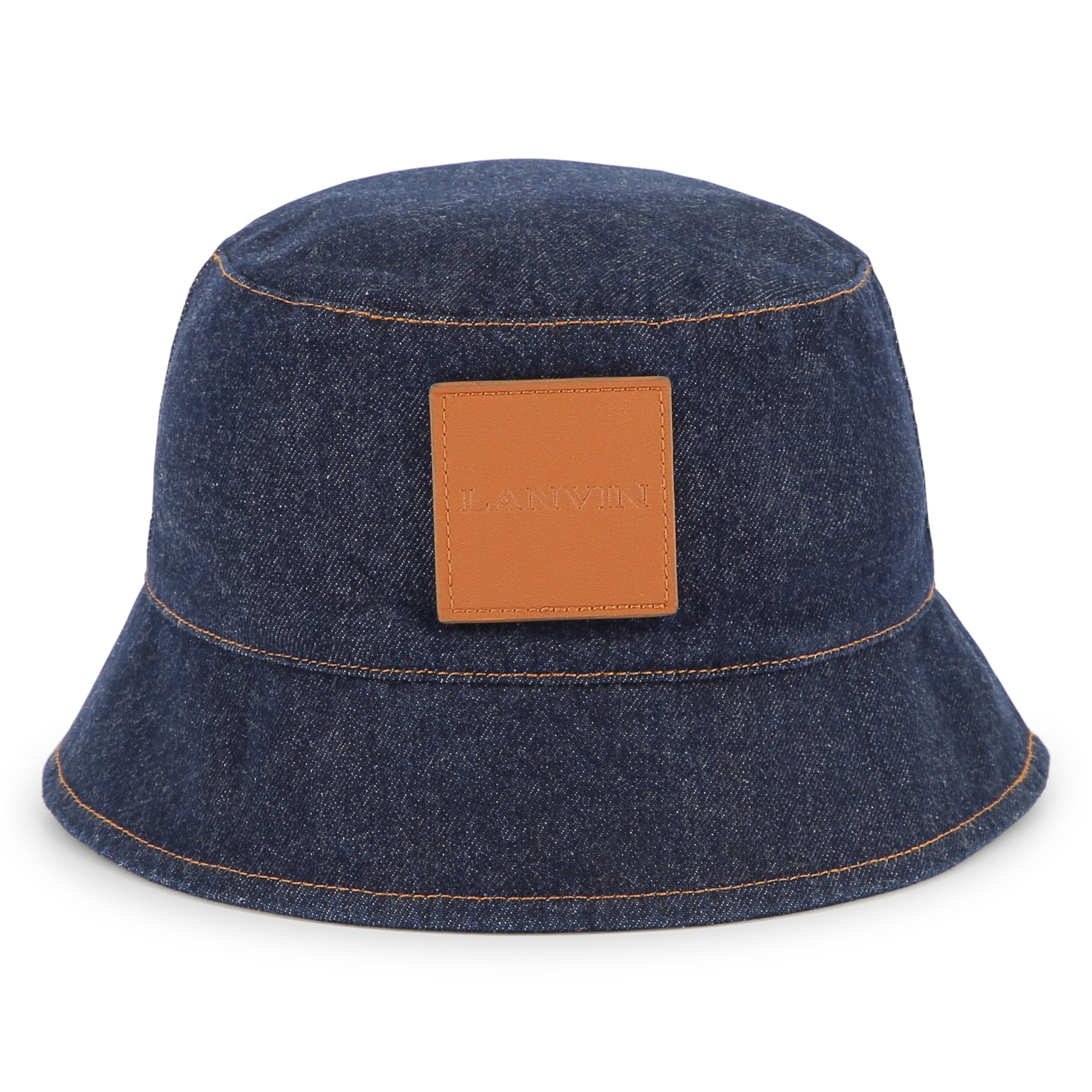 Denim logo bucket hat LANVIN for GIRL