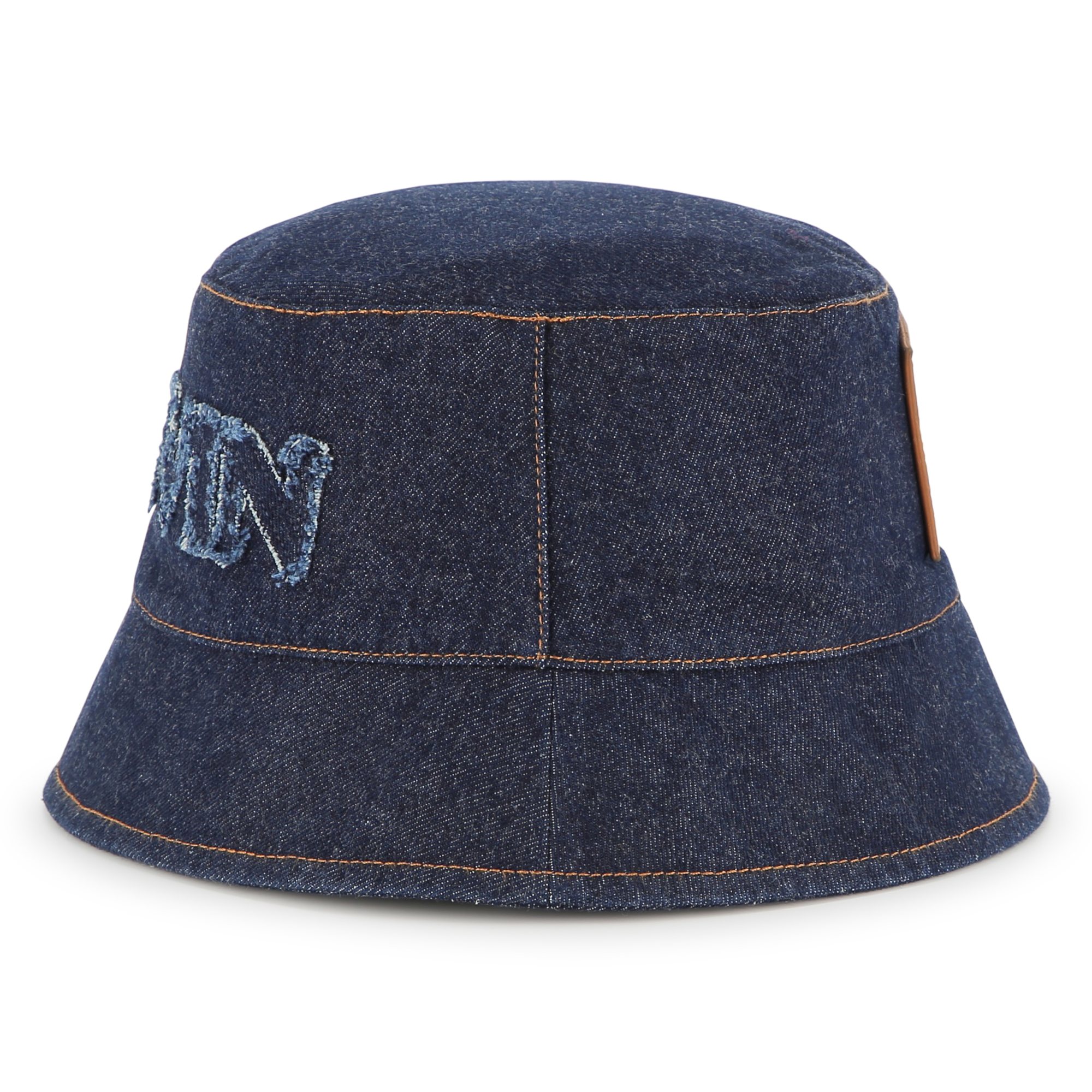 Denim logo bucket hat LANVIN for GIRL