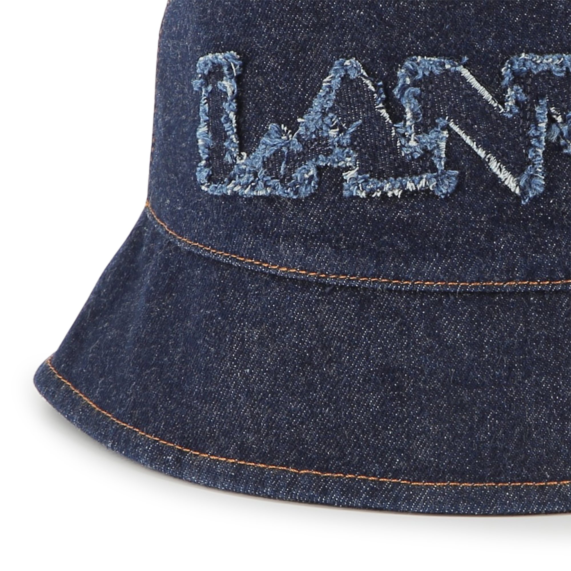 Denim logo bucket hat LANVIN for GIRL