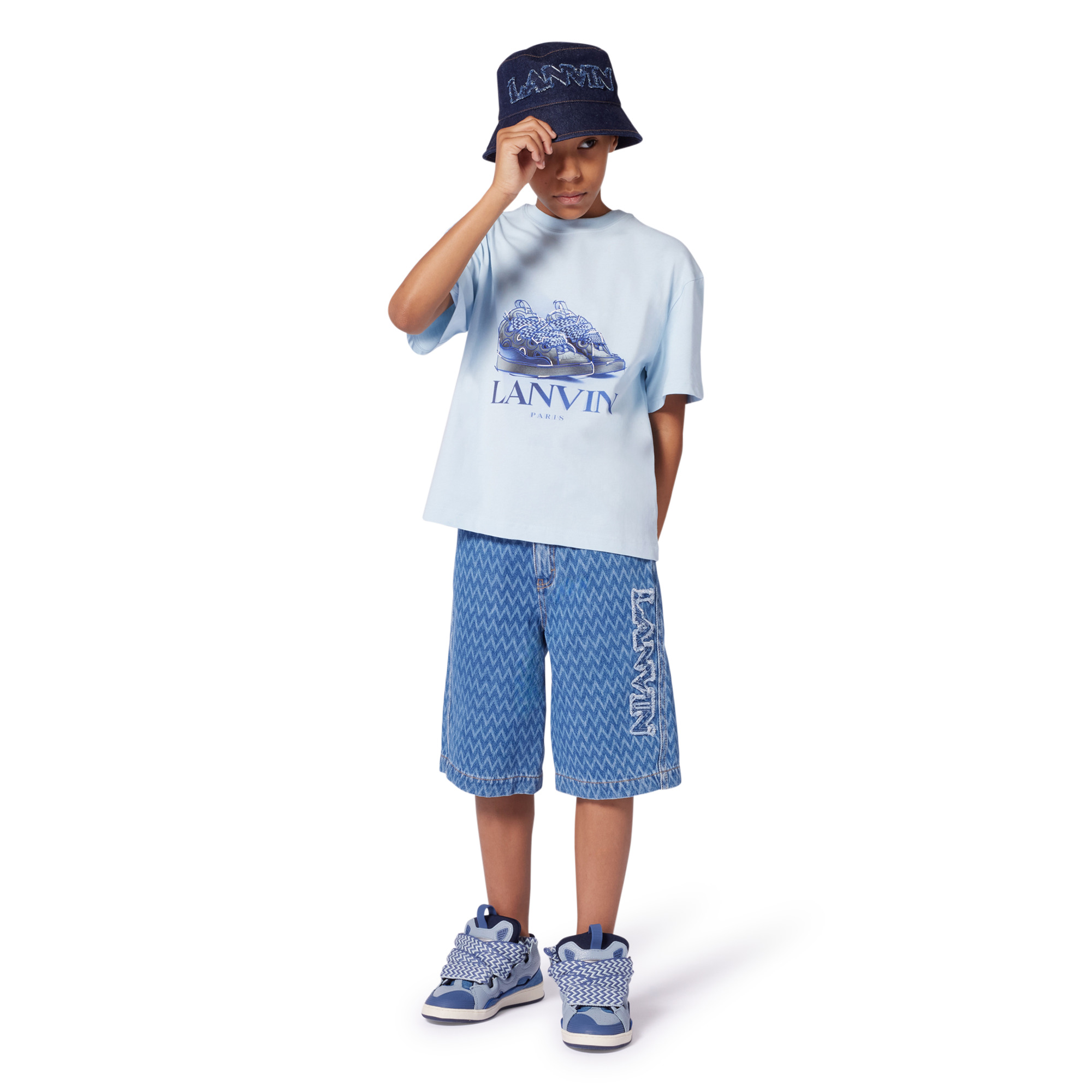 Short-sleeved cotton T-shirt LANVIN for BOY