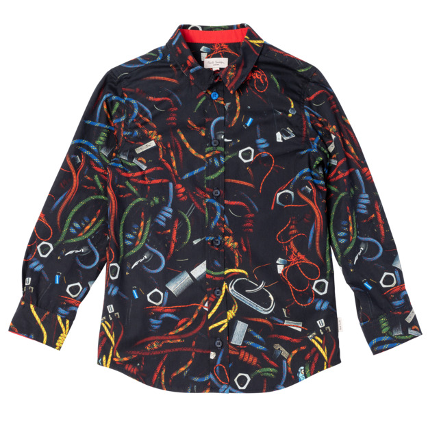 Long-sleeved printed shirt PAUL SMITH JUNIOR for BOY