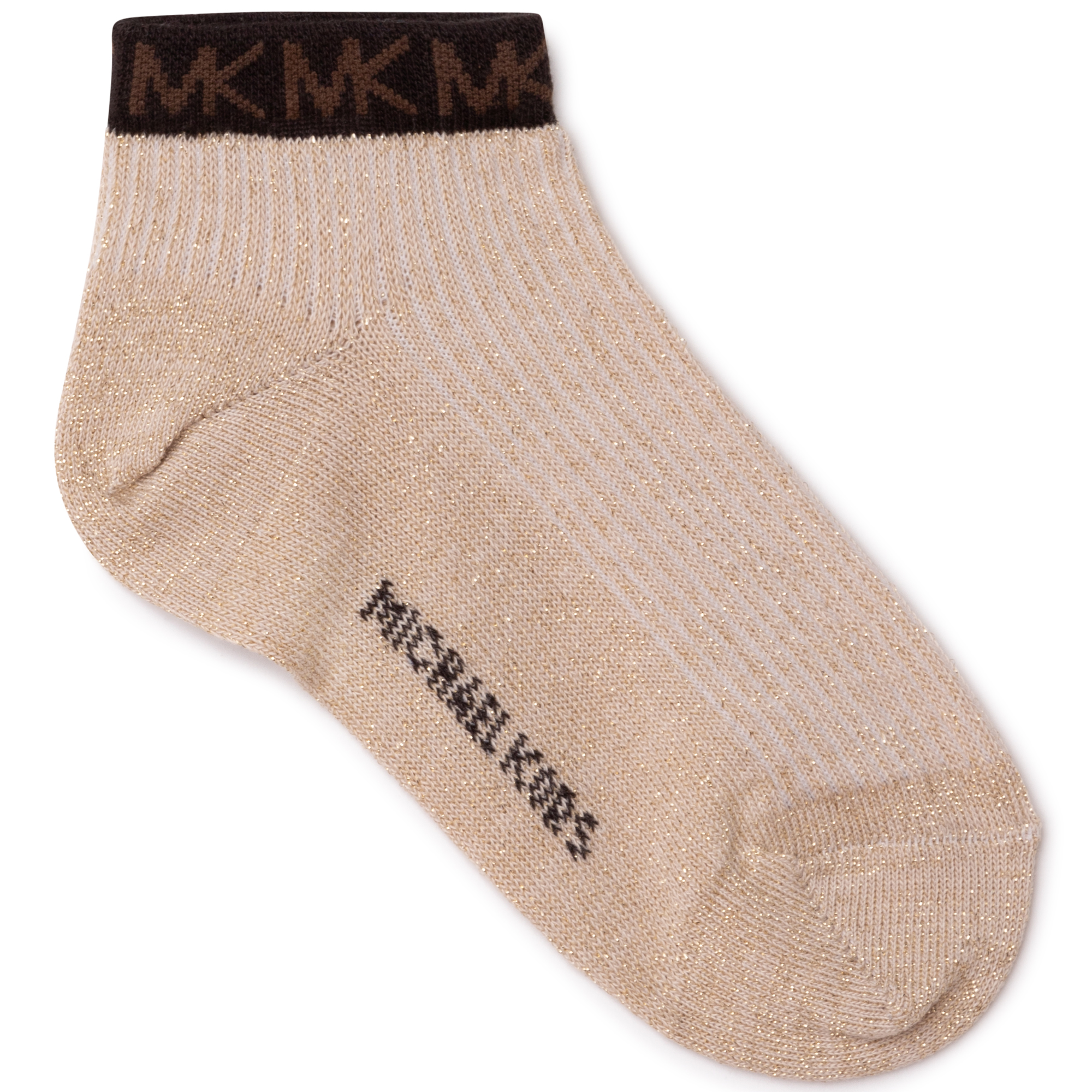 Gold-coloured knit socks MICHAEL KORS for GIRL