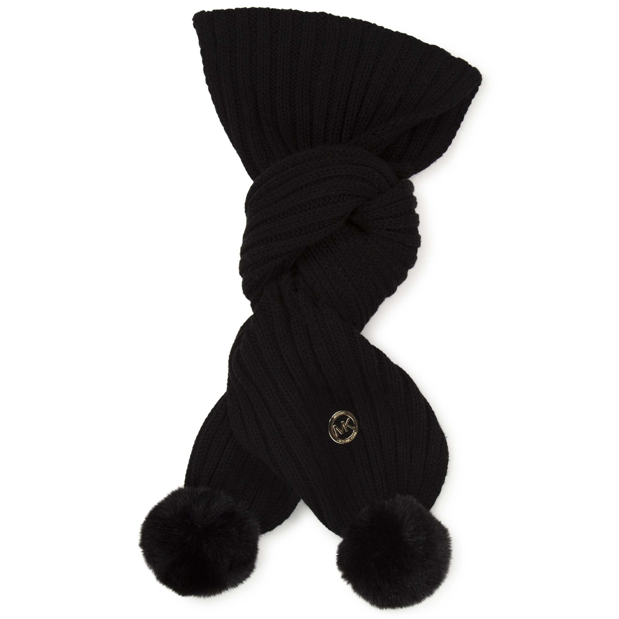 Knitted cotton and wool scarf MICHAEL KORS for GIRL