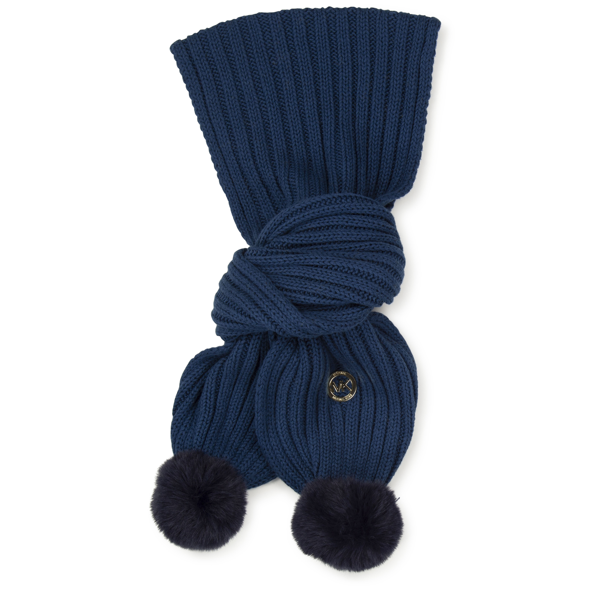 Knitted cotton and wool scarf MICHAEL KORS for GIRL