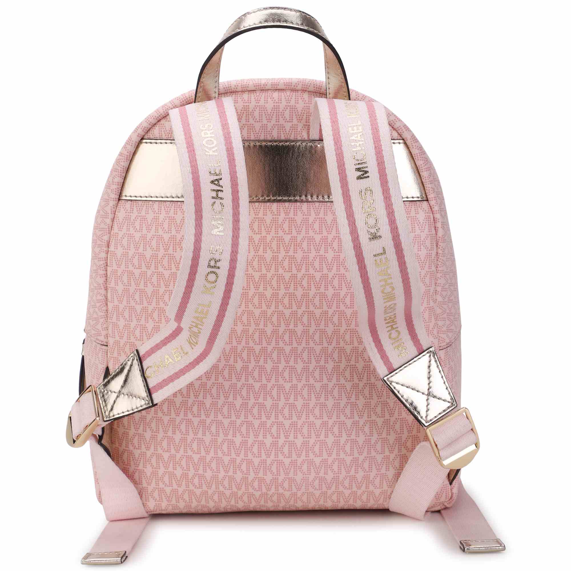Michael Kors Rhea Mini Soft Pink Leather Double Zip Backpack