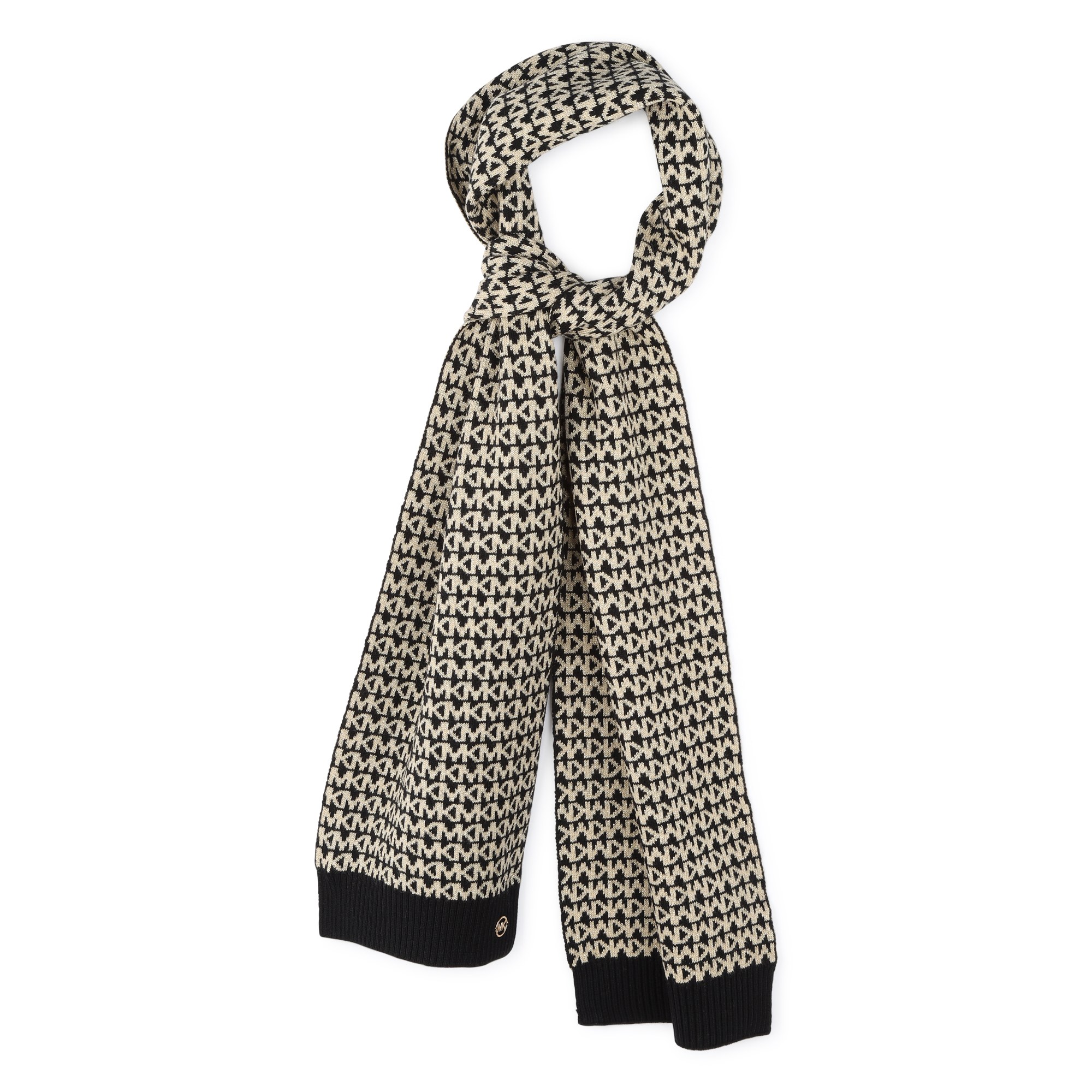 Two-tone jacquard scarf MICHAEL KORS for GIRL