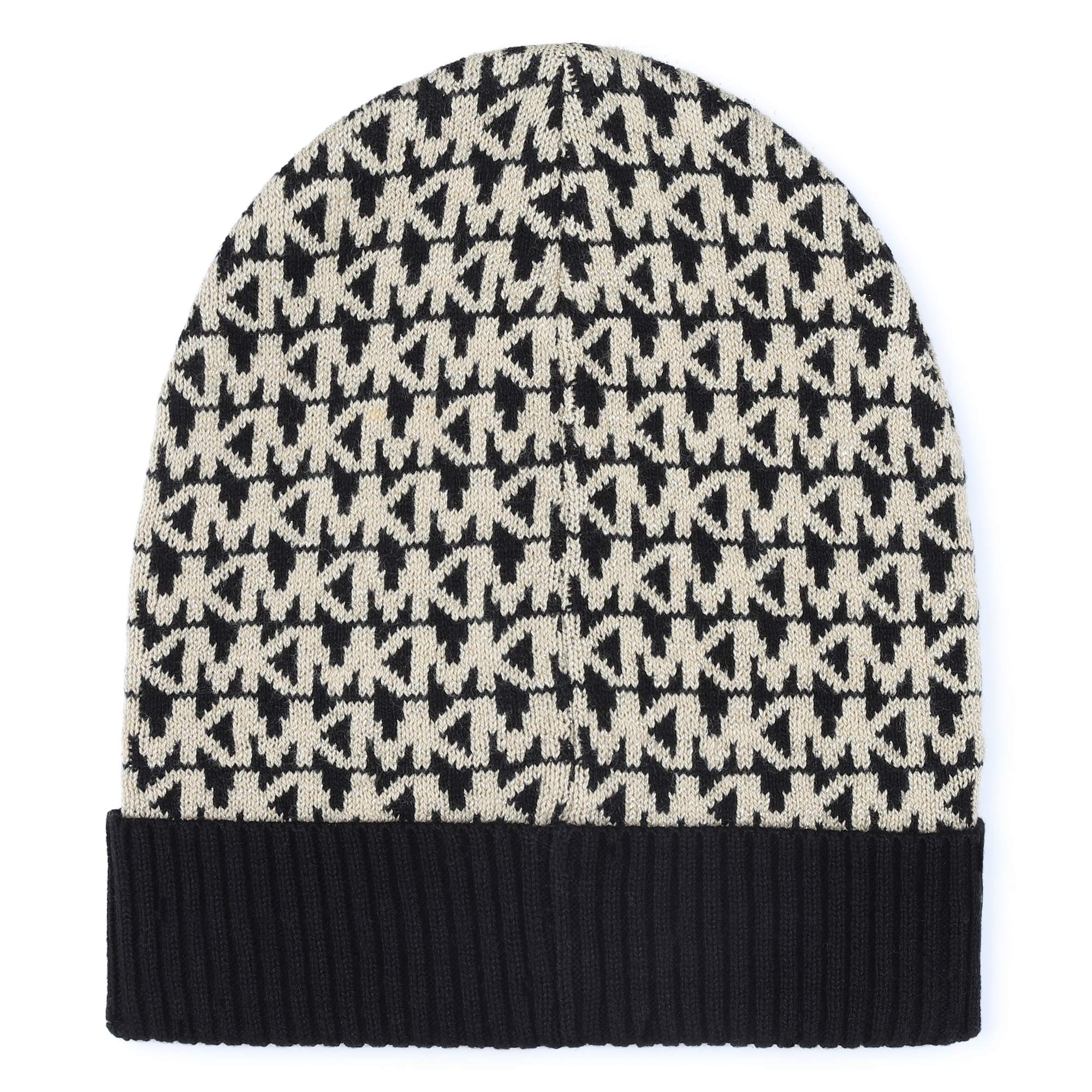 Cotton and wool jacquard hat MICHAEL KORS for GIRL