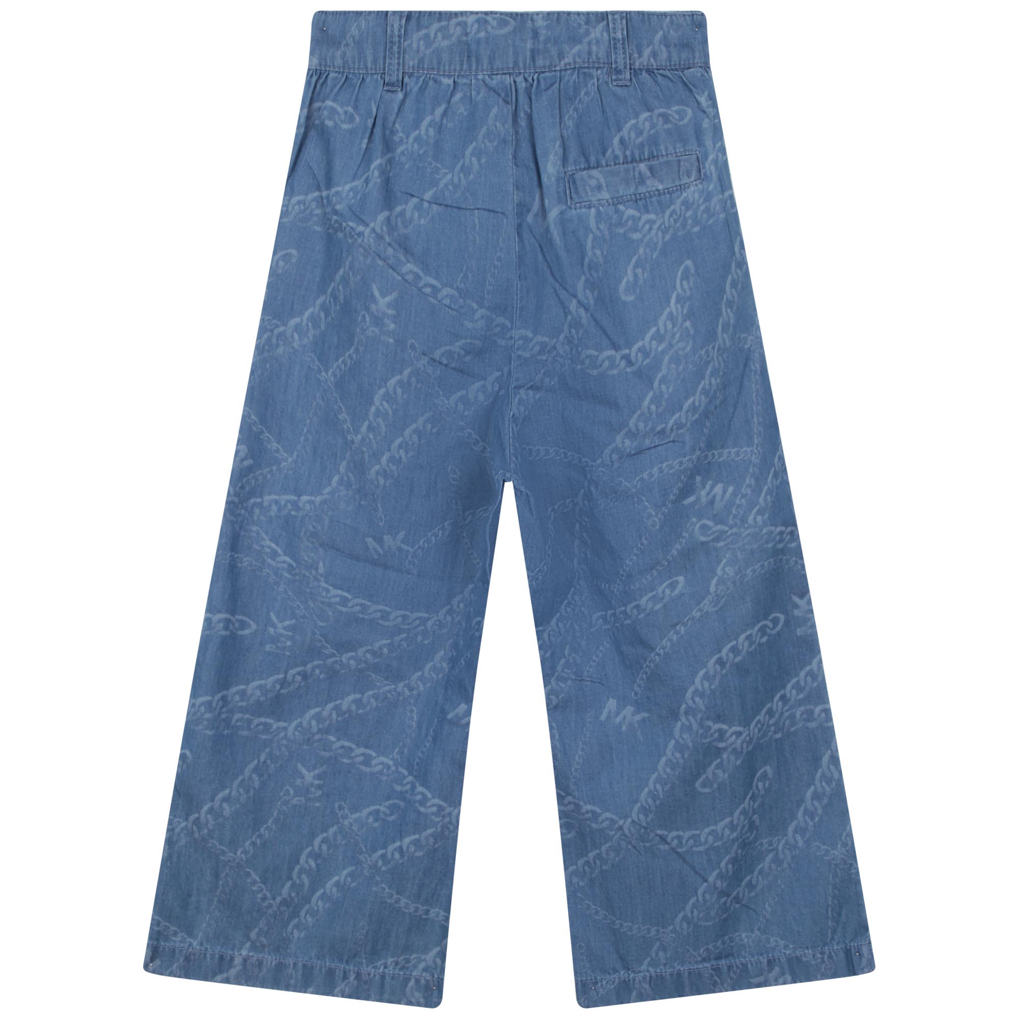 Printed cotton trousers MICHAEL KORS for GIRL