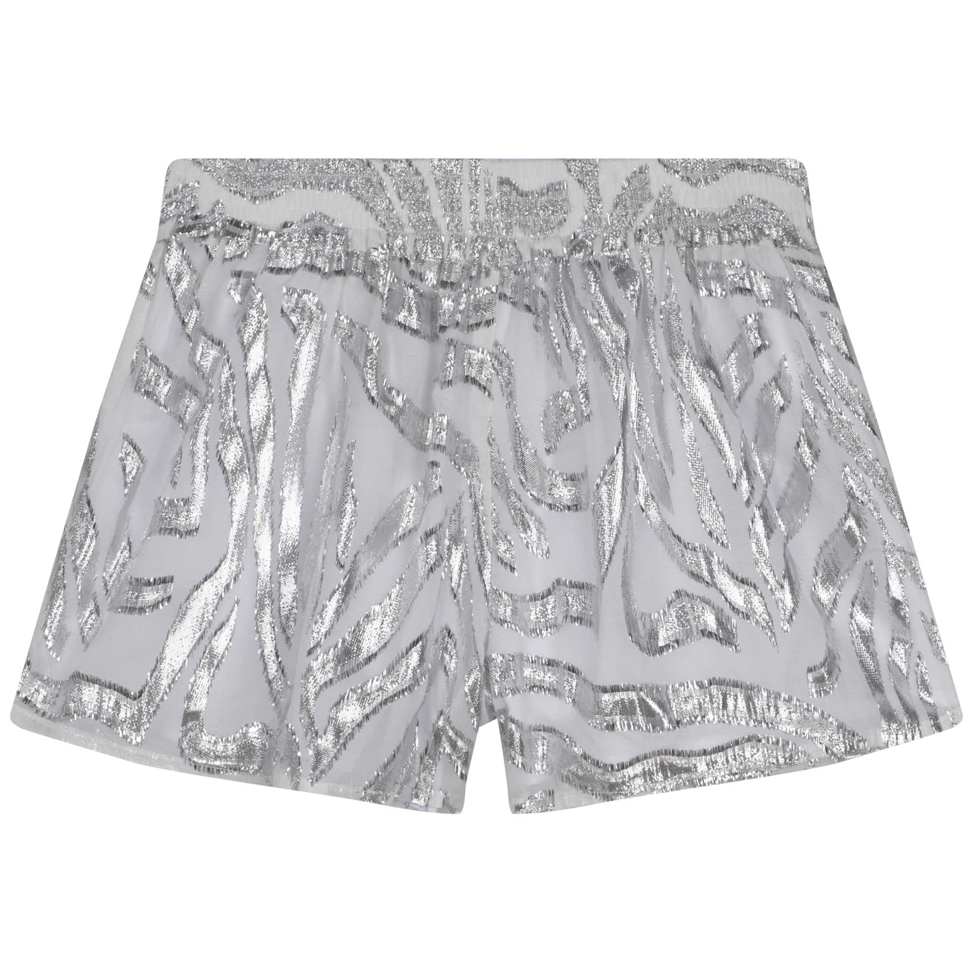 Frayed zebra-print shorts MICHAEL KORS for GIRL