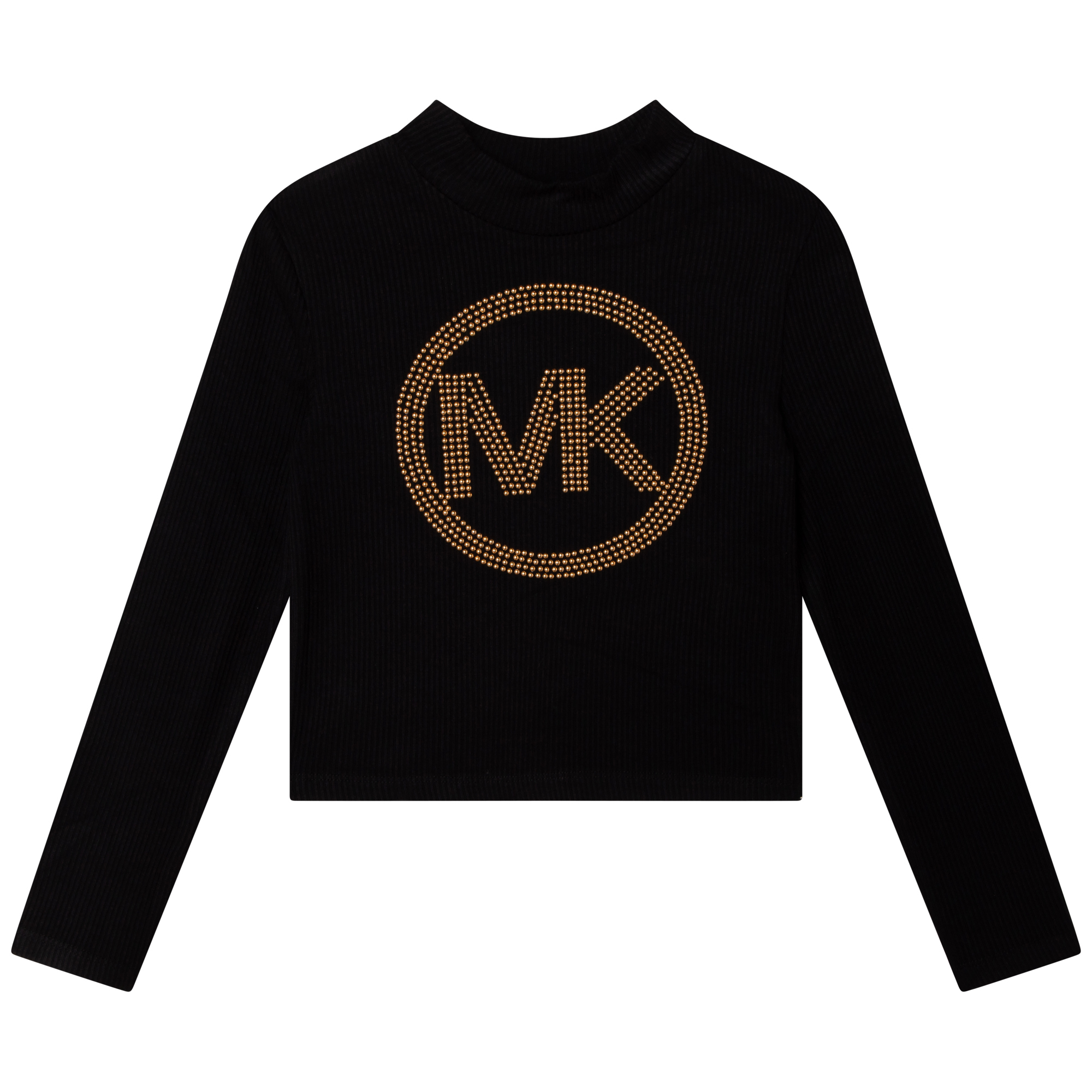 Studded mock-neck T-shirt MICHAEL KORS for GIRL