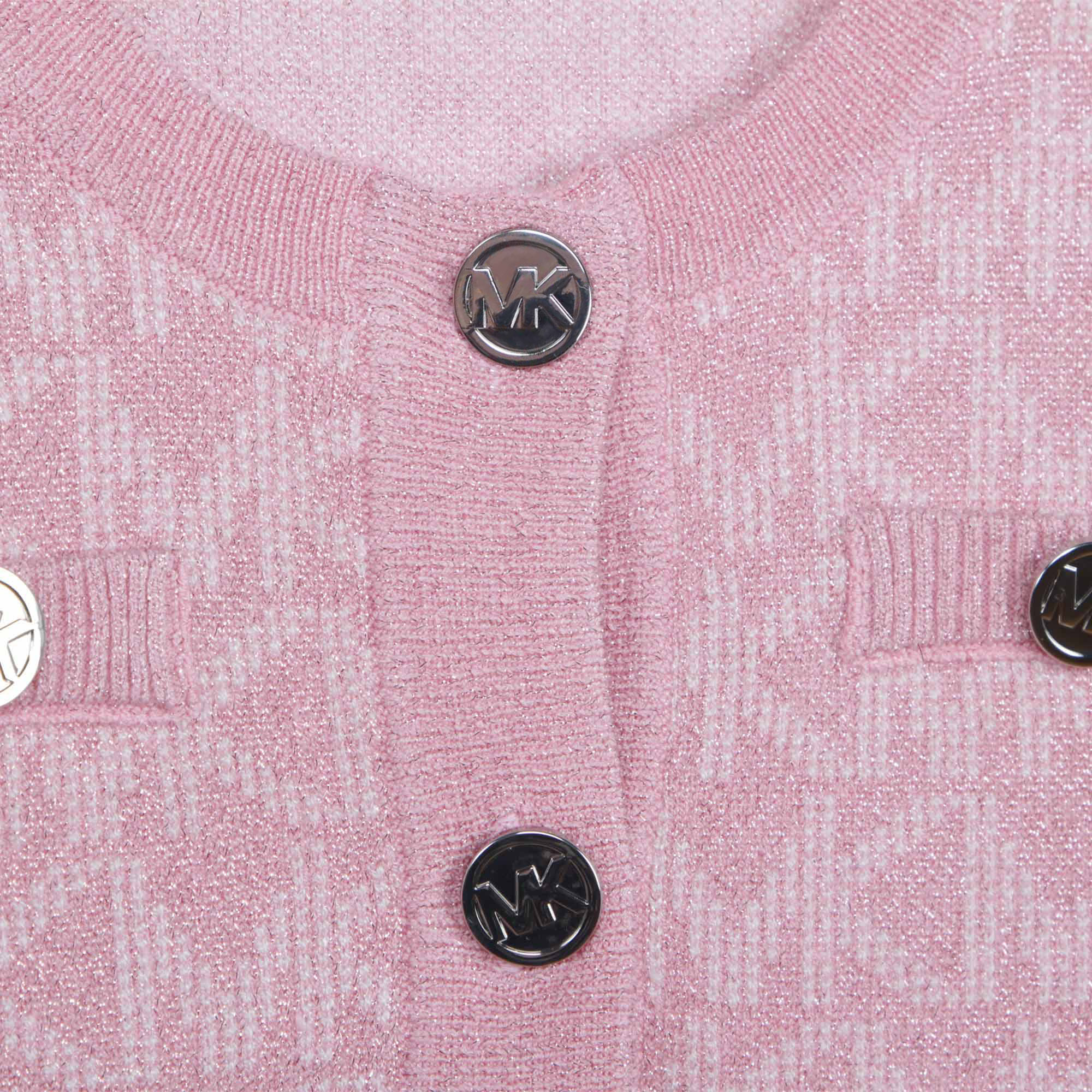 Cardigan boutonné en tricot MICHAEL KORS pour FILLE