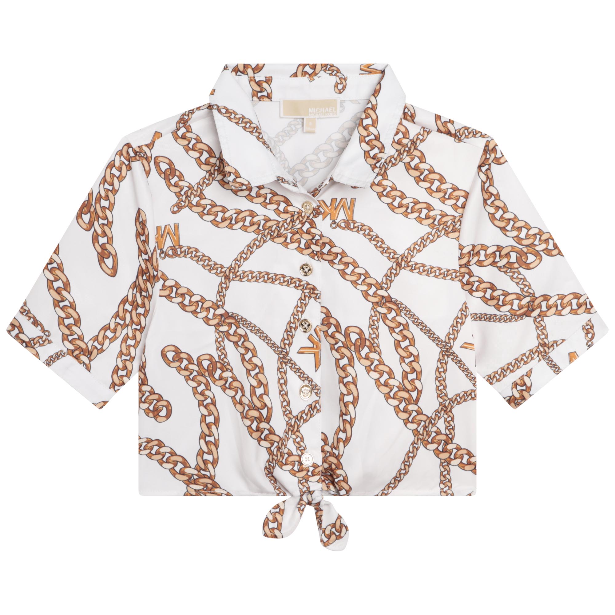 Printed knotted shirt MICHAEL KORS for GIRL
