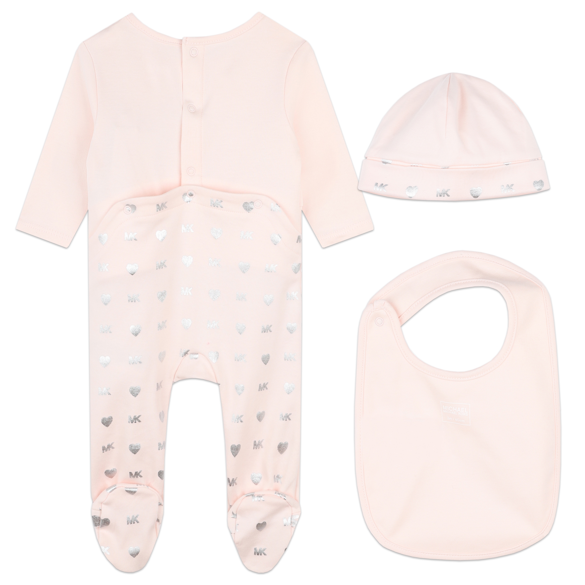 Pyjama, bonnet et bavoir coton MICHAEL KORS pour FILLE