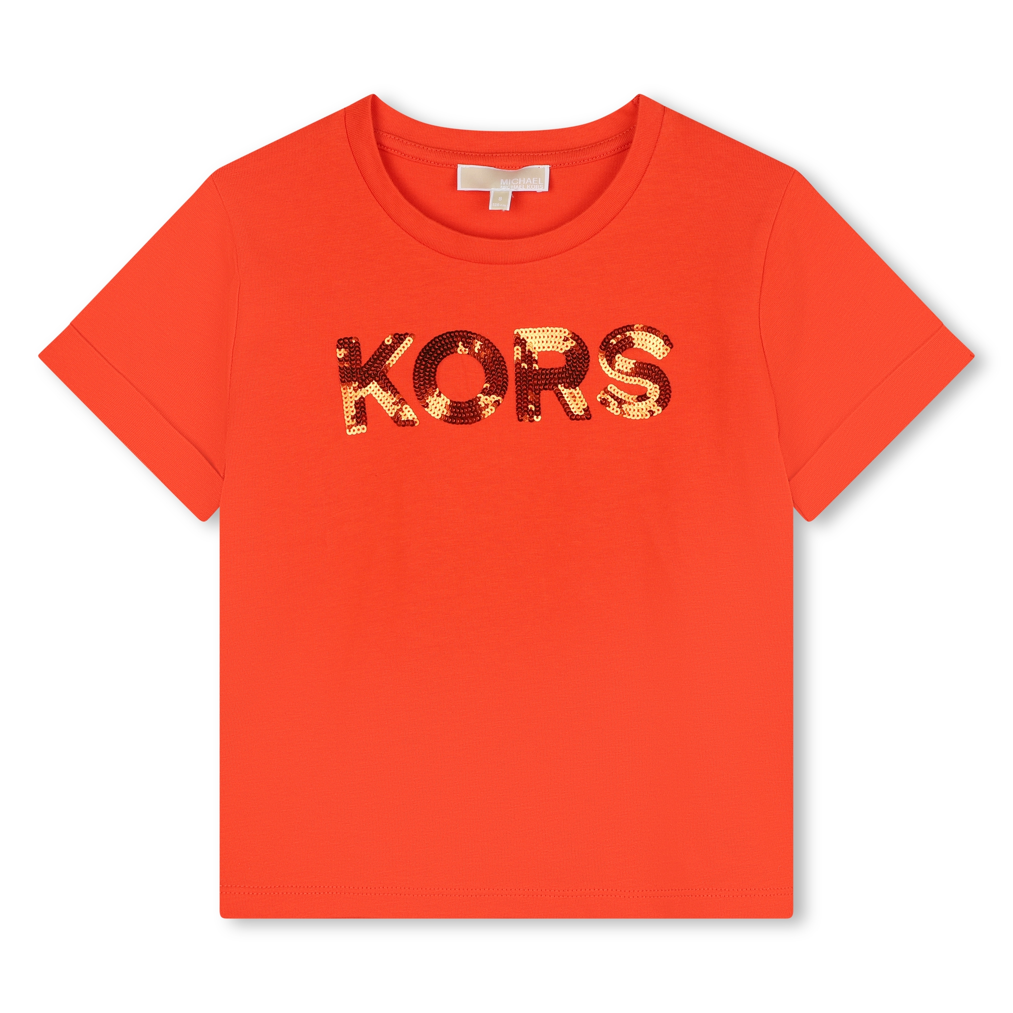 Short-sleeved cotton T-shirt MICHAEL KORS for GIRL