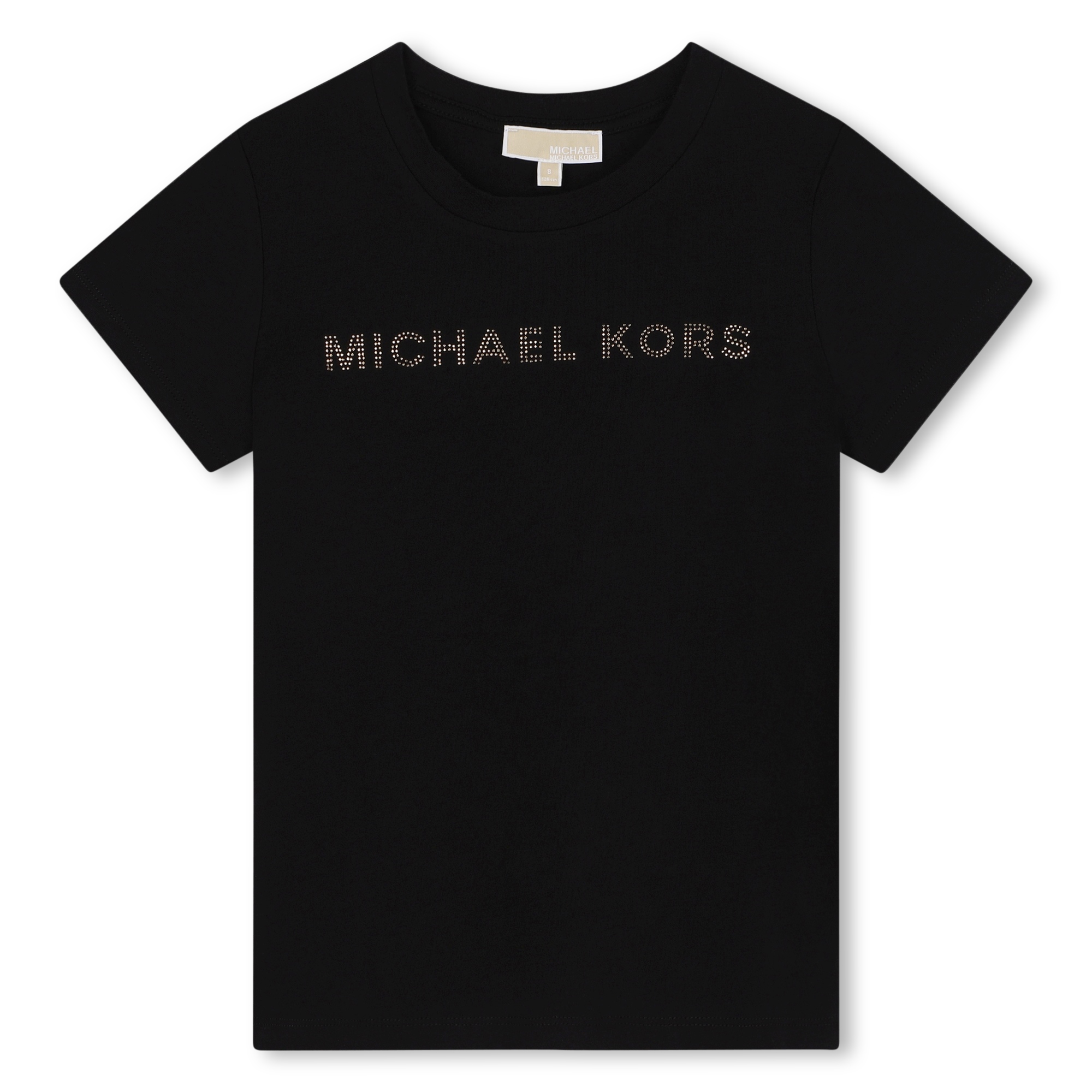 MICHAEL KORS Short sleeved T shirt girl black Kids around