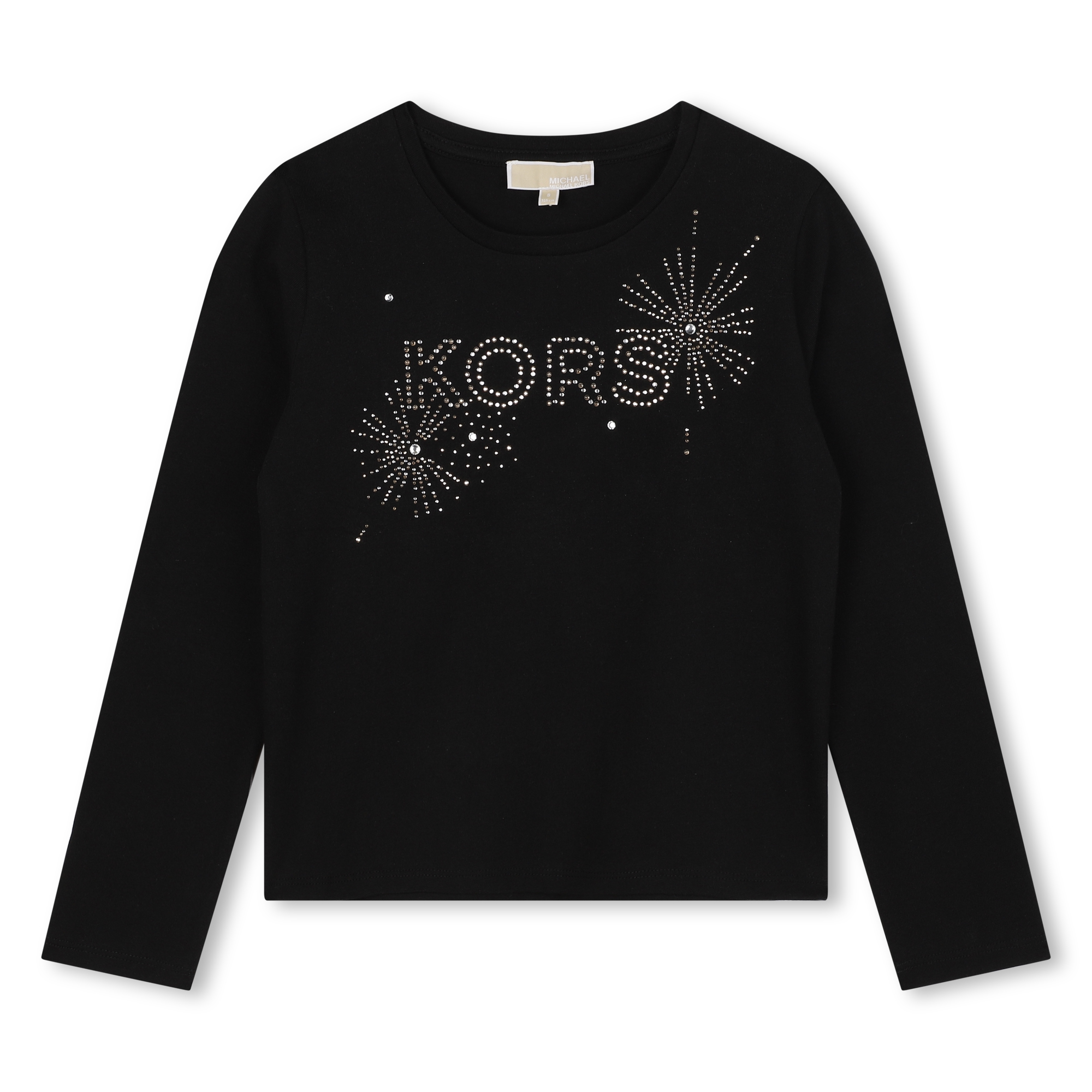 Long-sleeved cotton T-shirt MICHAEL KORS for GIRL