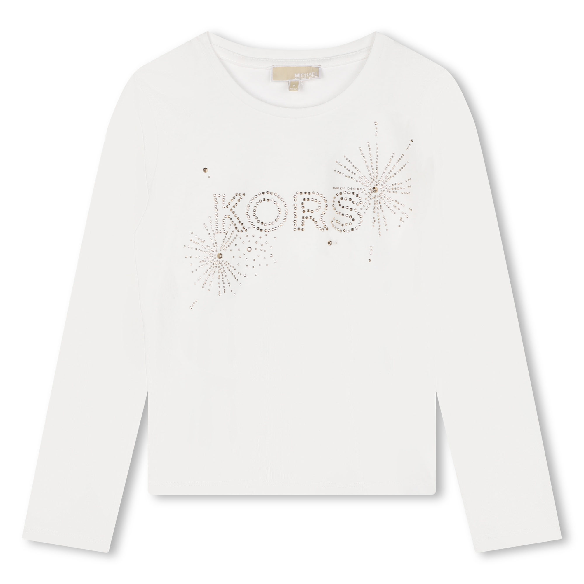 Long-sleeved cotton T-shirt MICHAEL KORS for GIRL