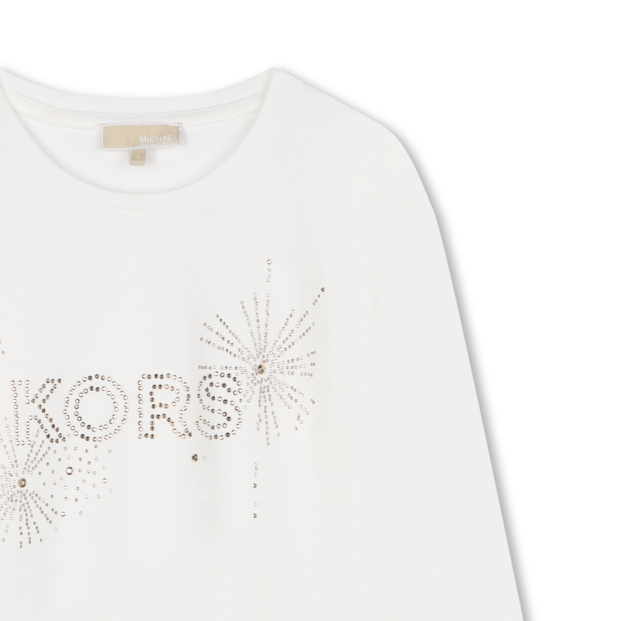 T-shirt manches longues coton MICHAEL KORS pour FILLE