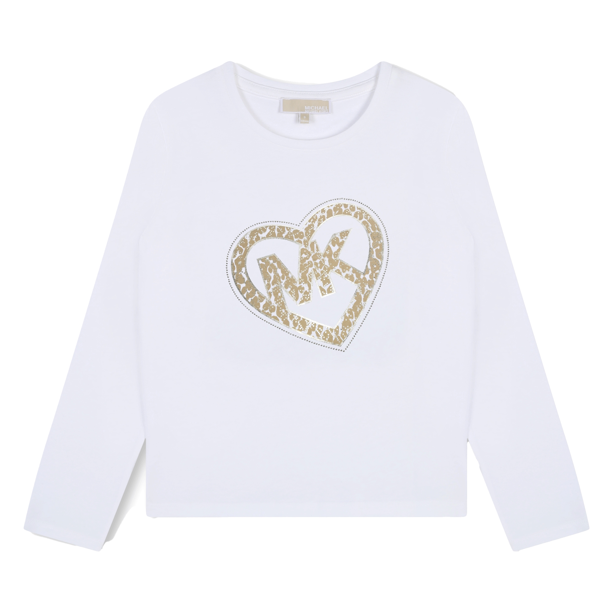 T-shirt manches longues coton MICHAEL KORS pour FILLE