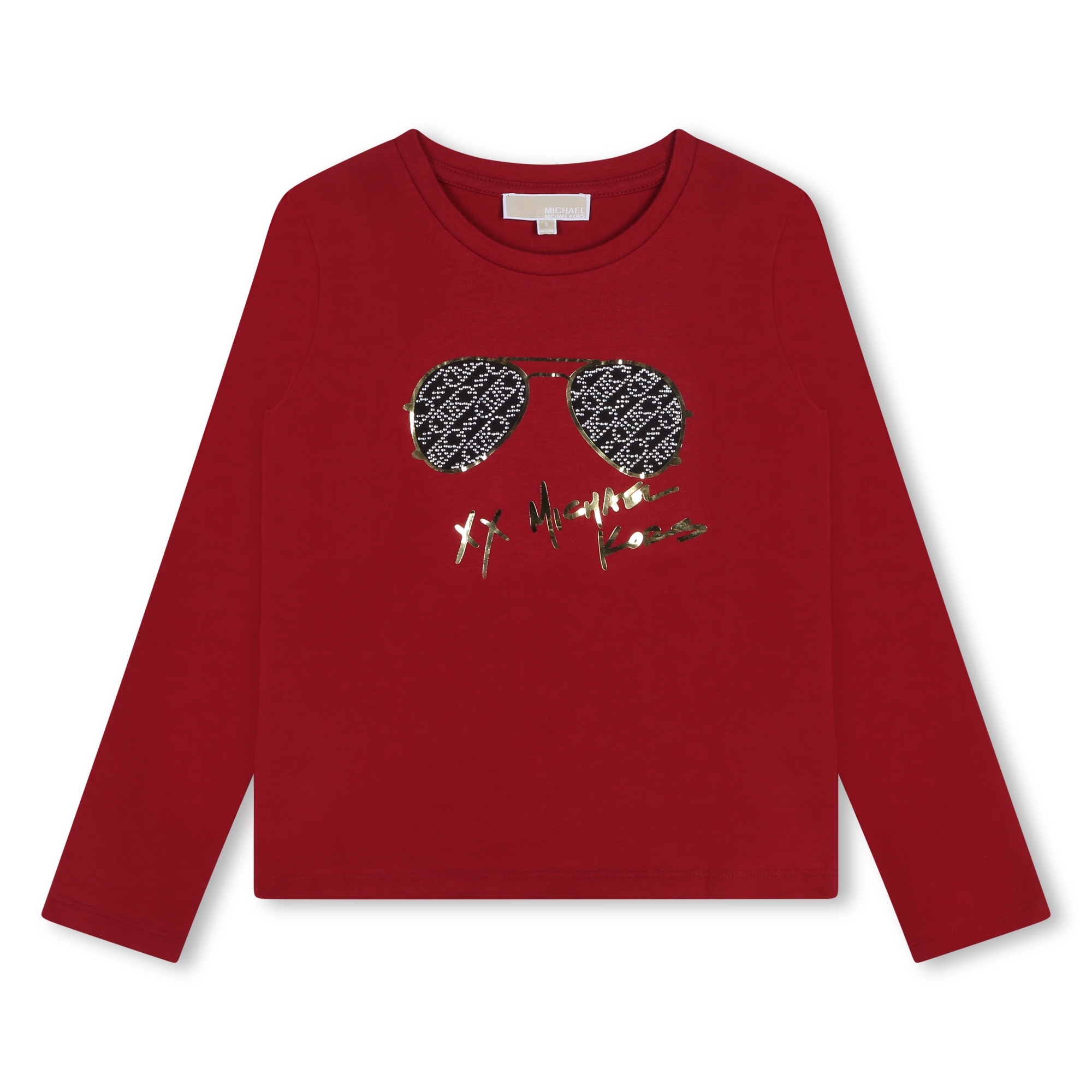 T-shirt clouté manches longues MICHAEL KORS pour FILLE