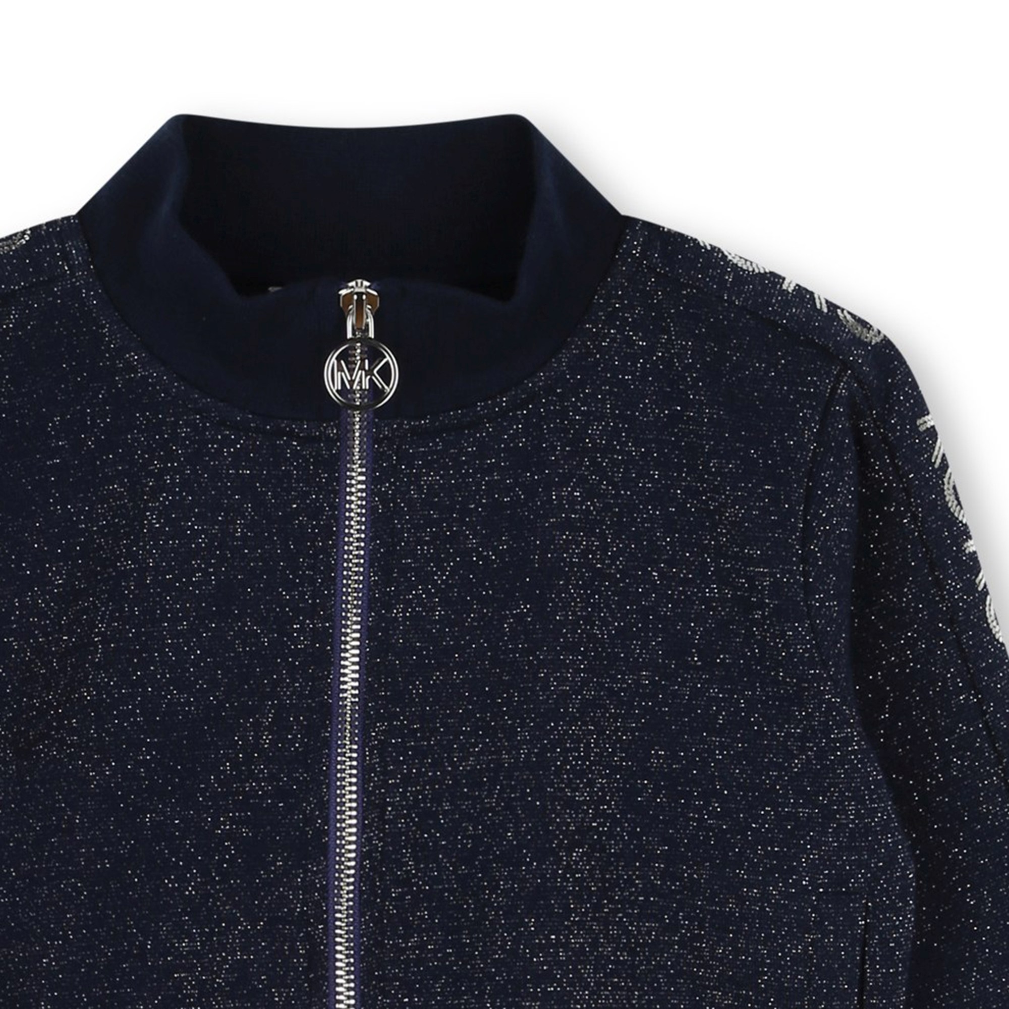 Glittery fleece cardigan MICHAEL KORS for GIRL