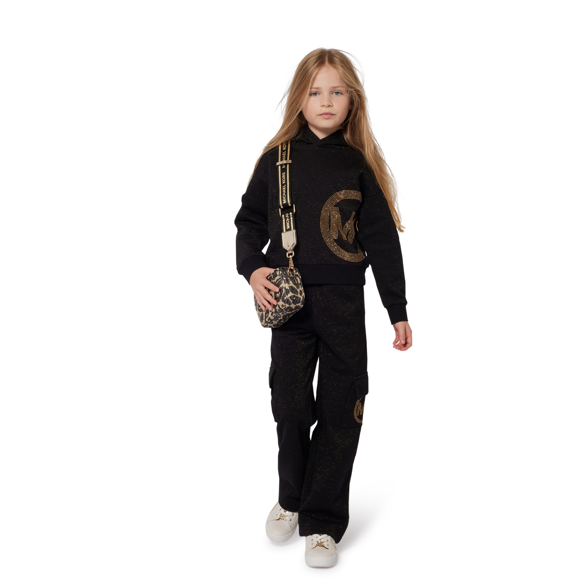 Hooded fleece sweatshirt MICHAEL KORS for GIRL