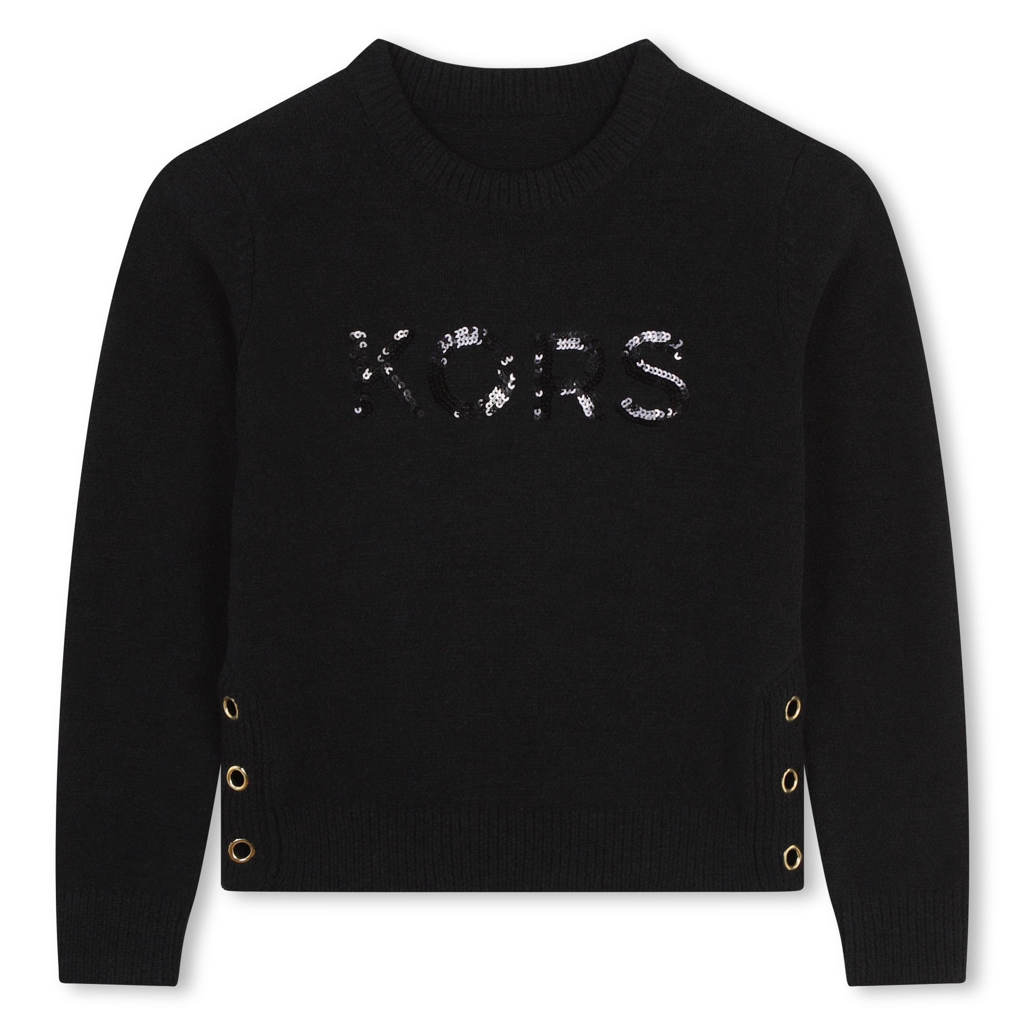 Pull à sequins et oeillets MICHAEL KORS pour FILLE