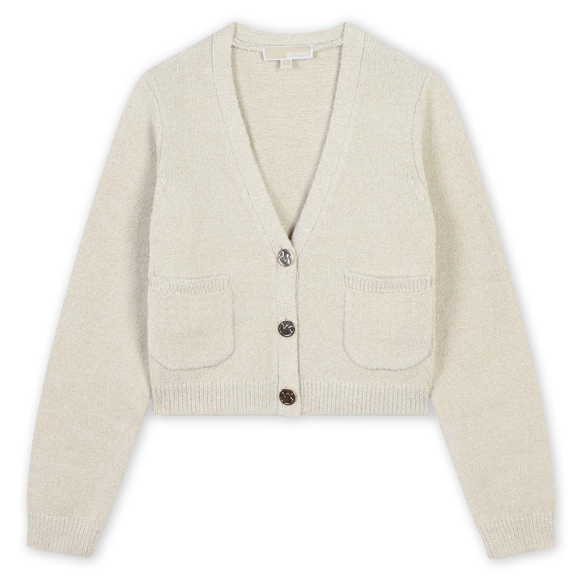 Cardigan boutonné en tricot MICHAEL KORS pour FILLE