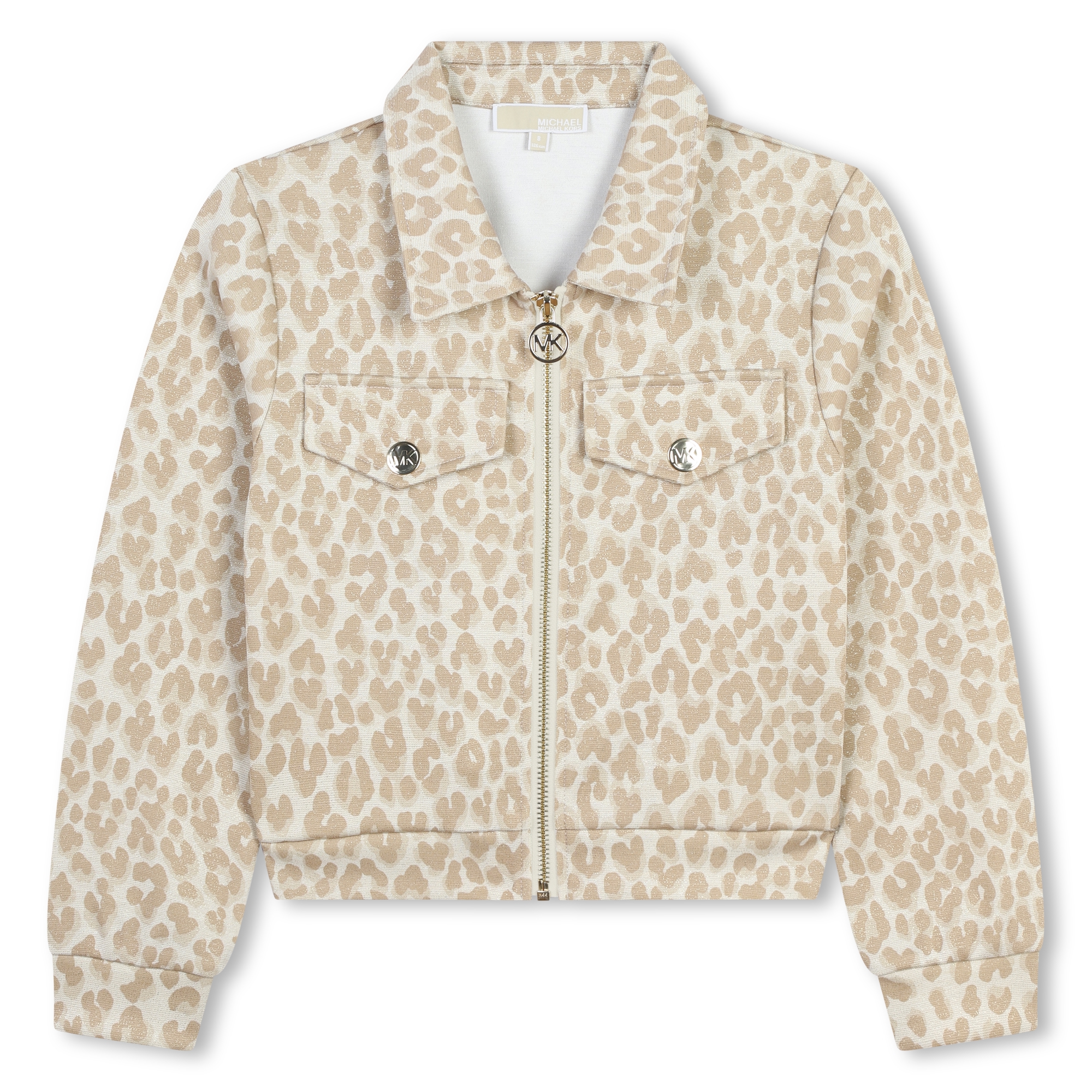 Printed zip-up cardigan MICHAEL KORS for GIRL