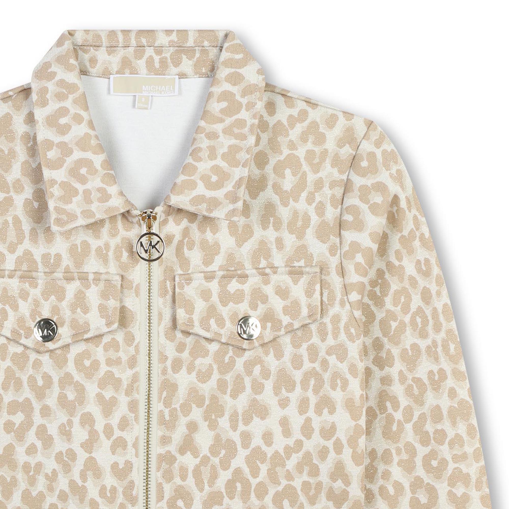 Printed zip-up cardigan MICHAEL KORS for GIRL