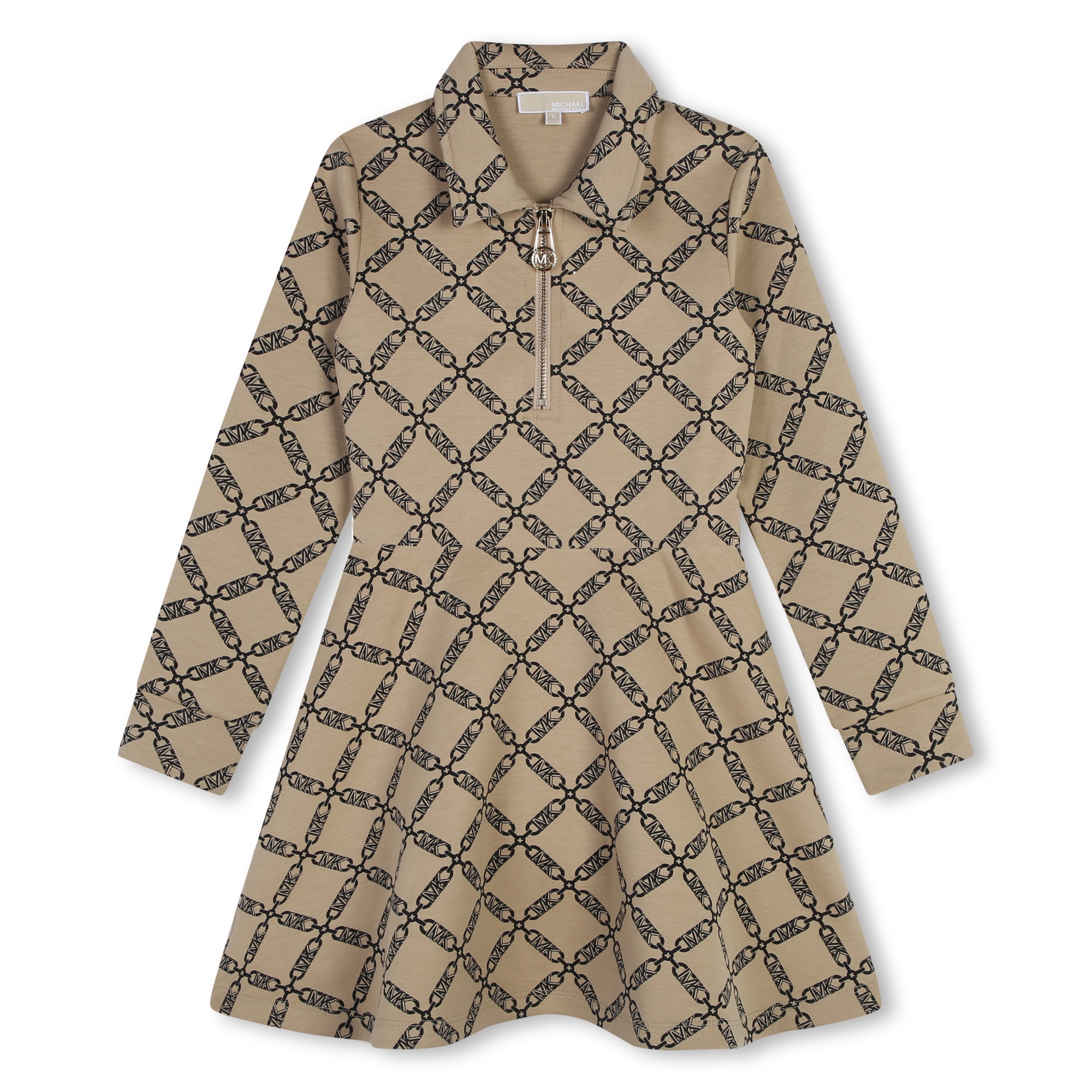 Robe zippée manches longues MICHAEL KORS pour FILLE