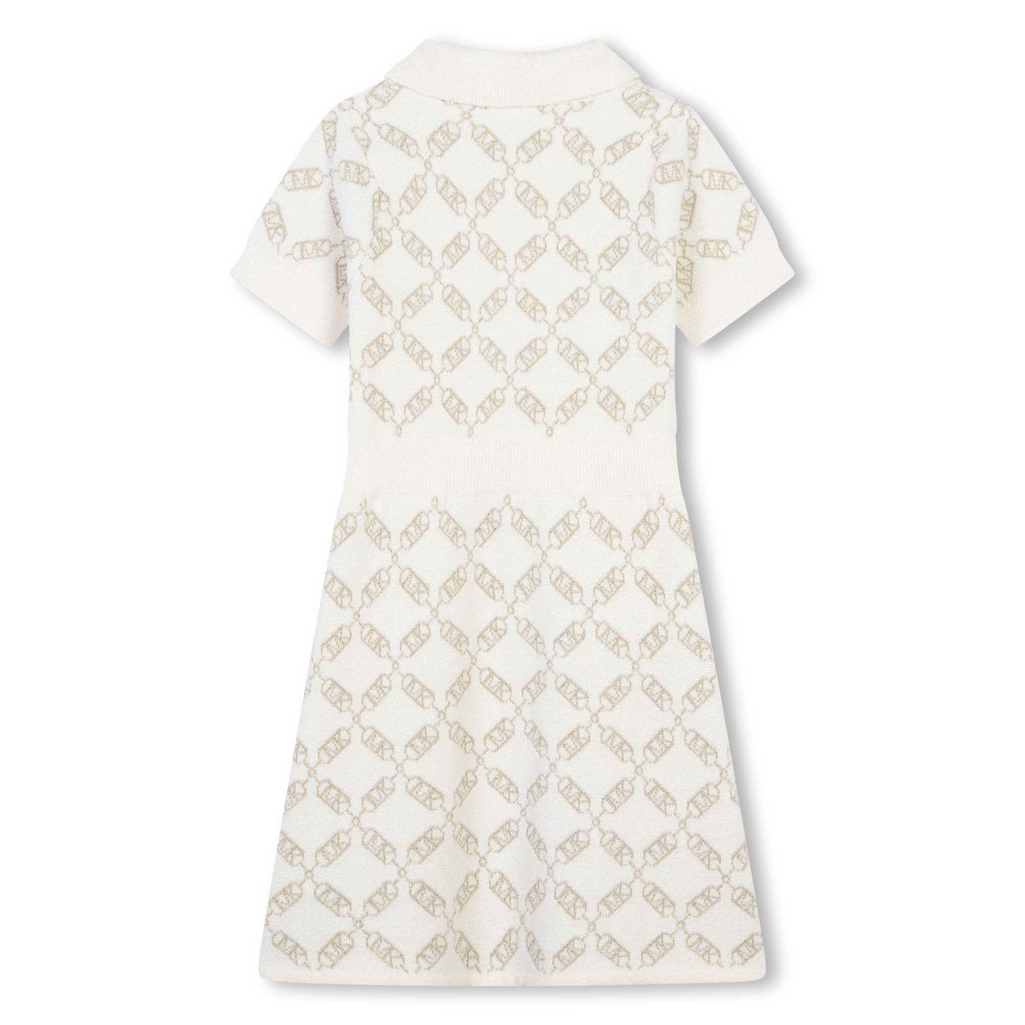 Robe jacquard manches courtes MICHAEL KORS pour FILLE