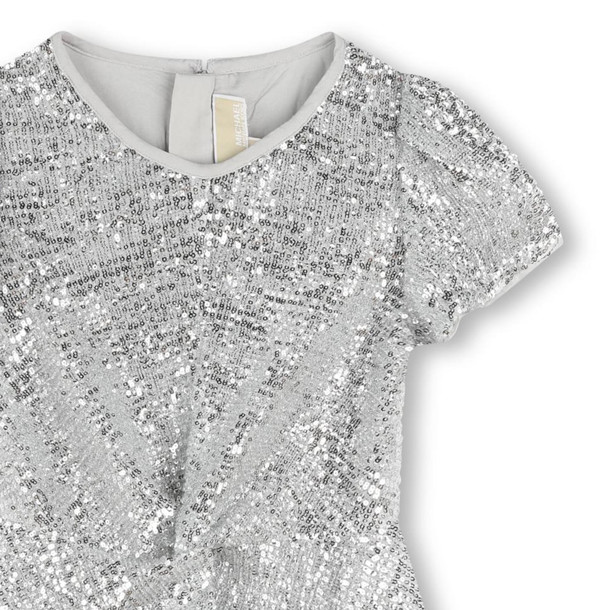 Robe zippée en sequins MICHAEL KORS pour FILLE