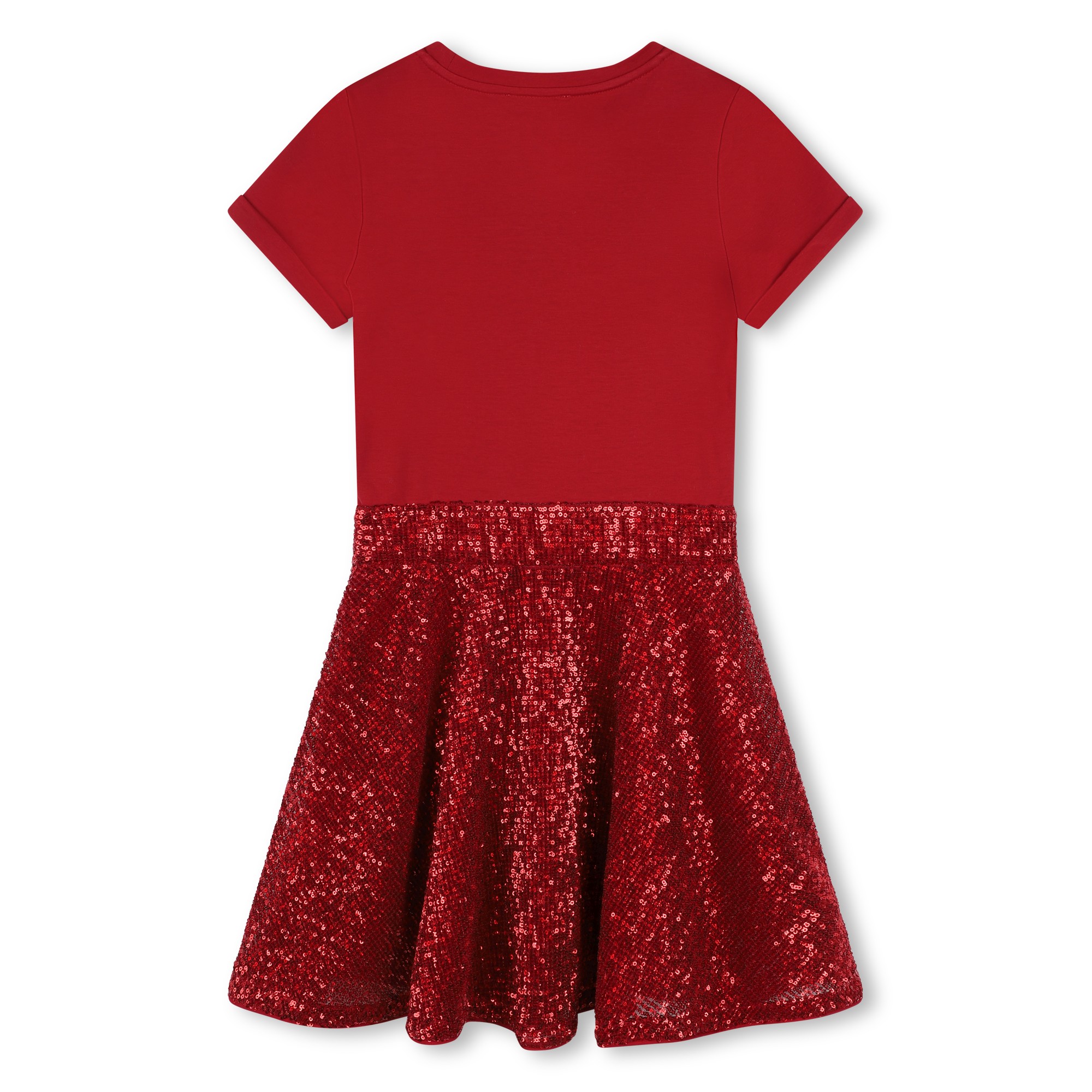 Sequin bi-material dress MICHAEL KORS for GIRL