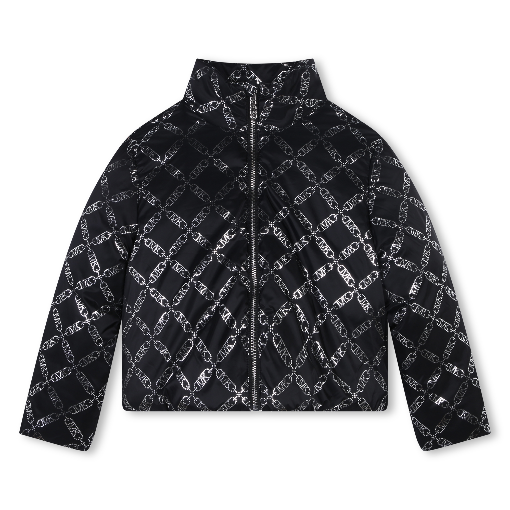 Printed puffer jacket