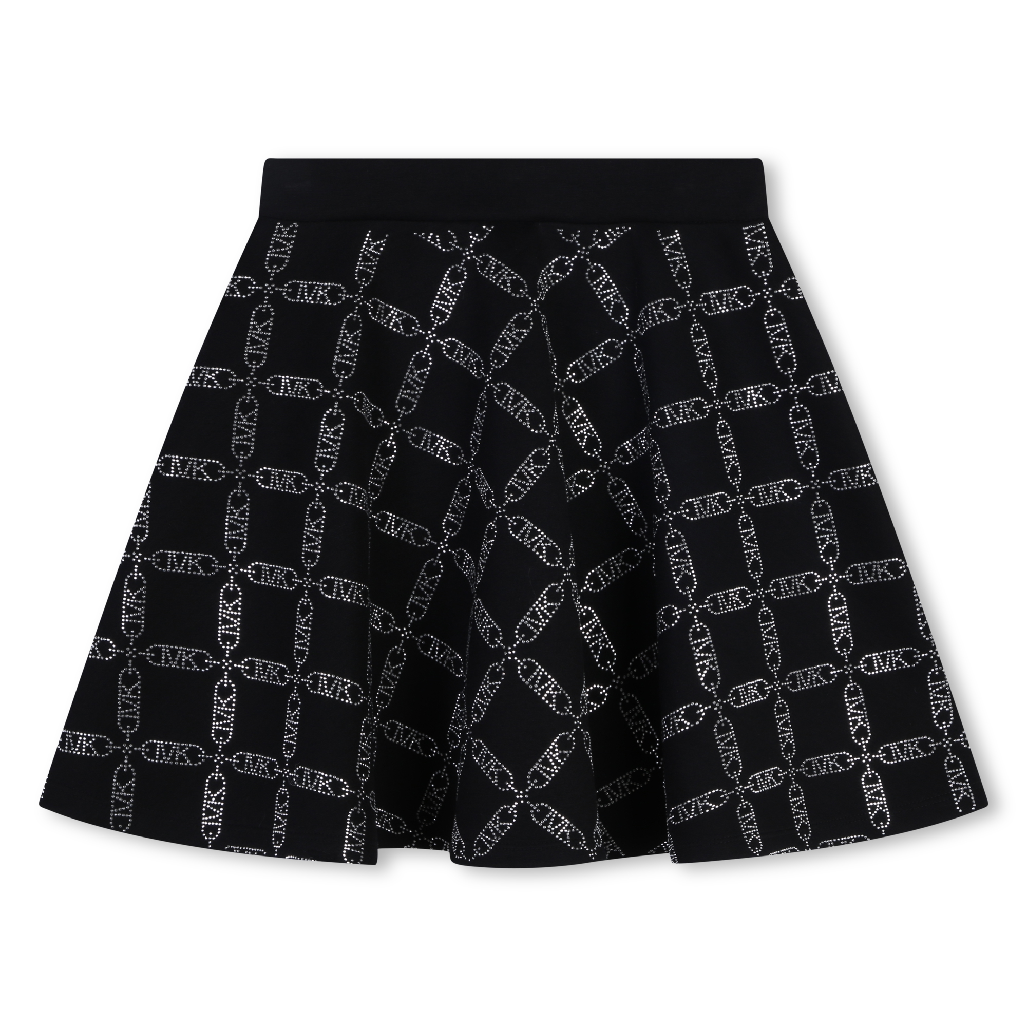 MICHAEL KORS Printed skater skirt girl black Kids around