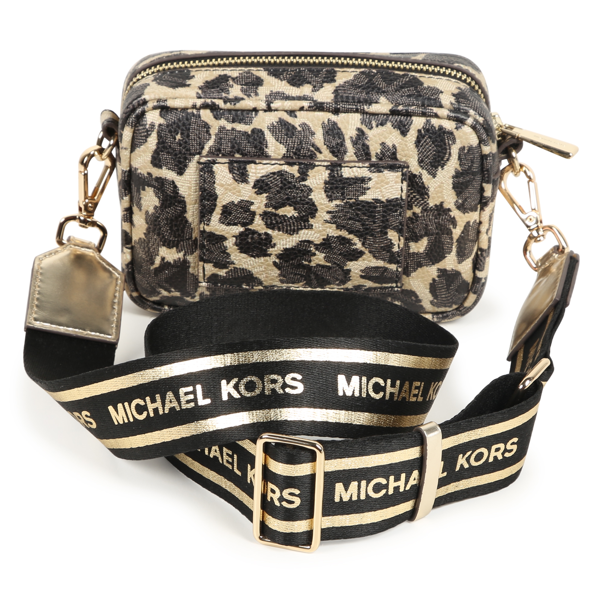 Mk leopard bag deals