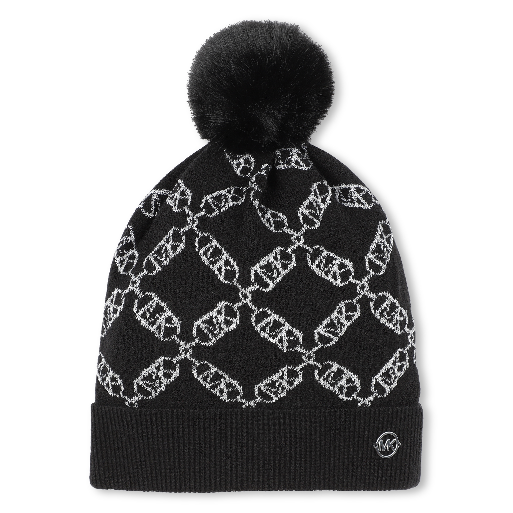 MICHAEL KORS Pompom hat girl black Kids around