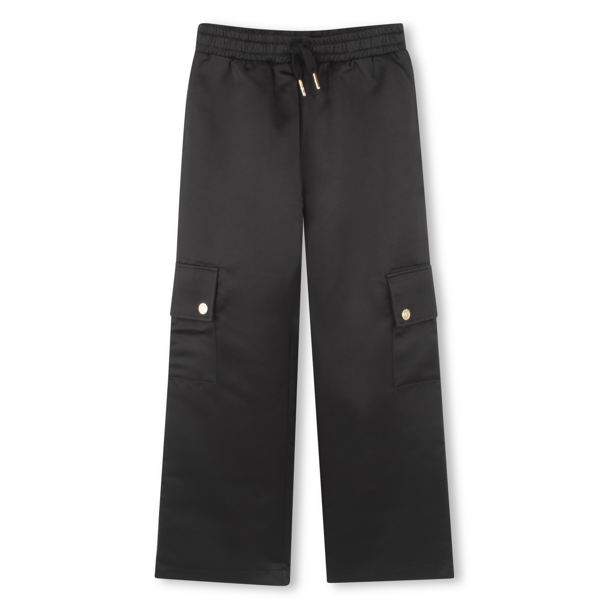 Pantalon multipoche en satin MICHAEL KORS pour FILLE