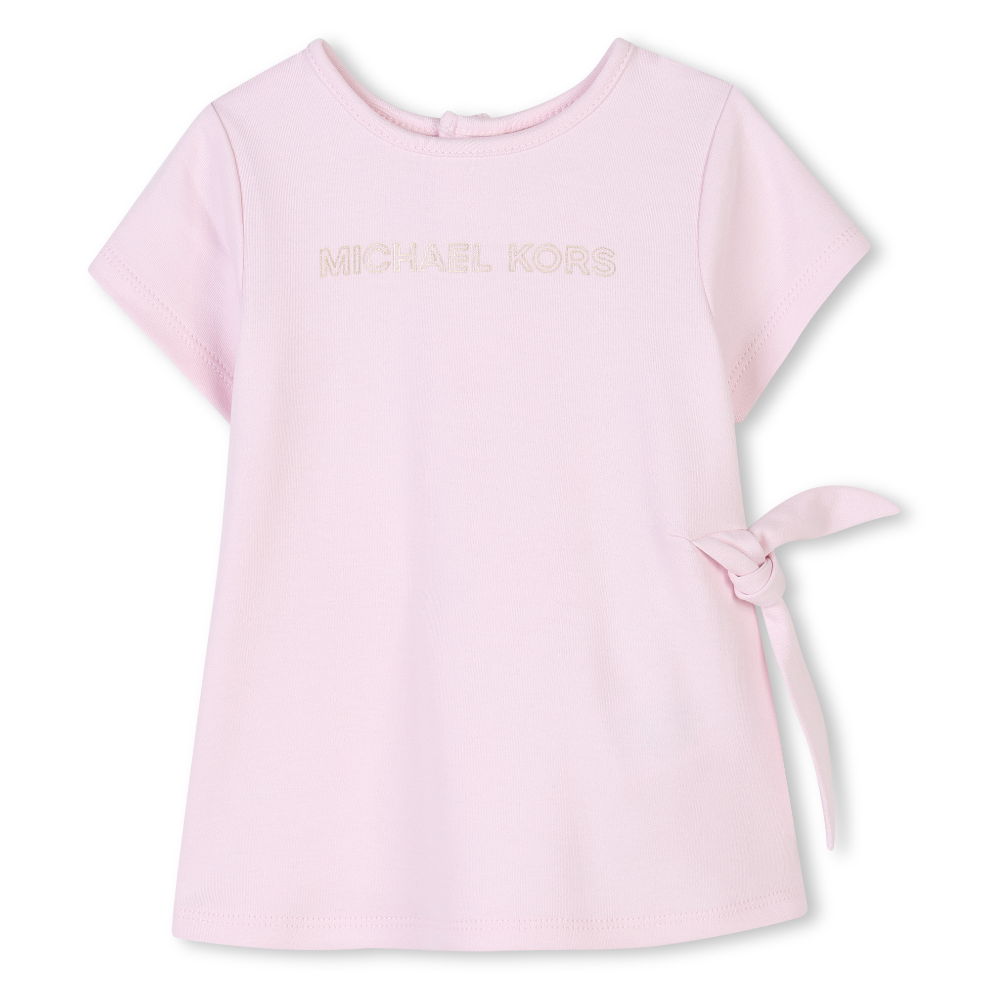 Short-sleeved cotton dress MICHAEL KORS for GIRL