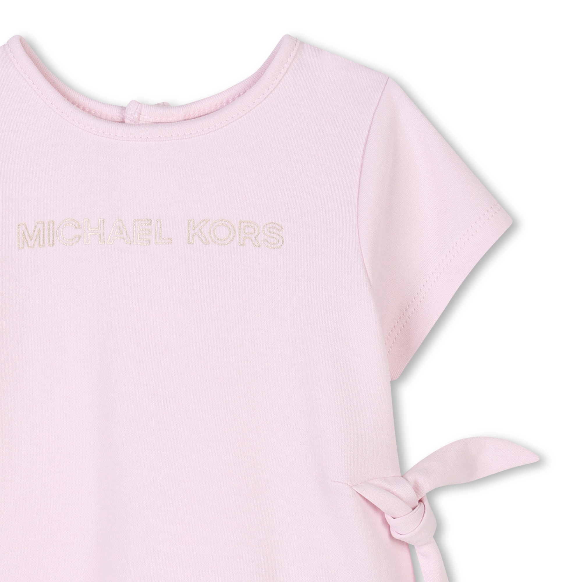 Short-sleeved cotton dress MICHAEL KORS for GIRL