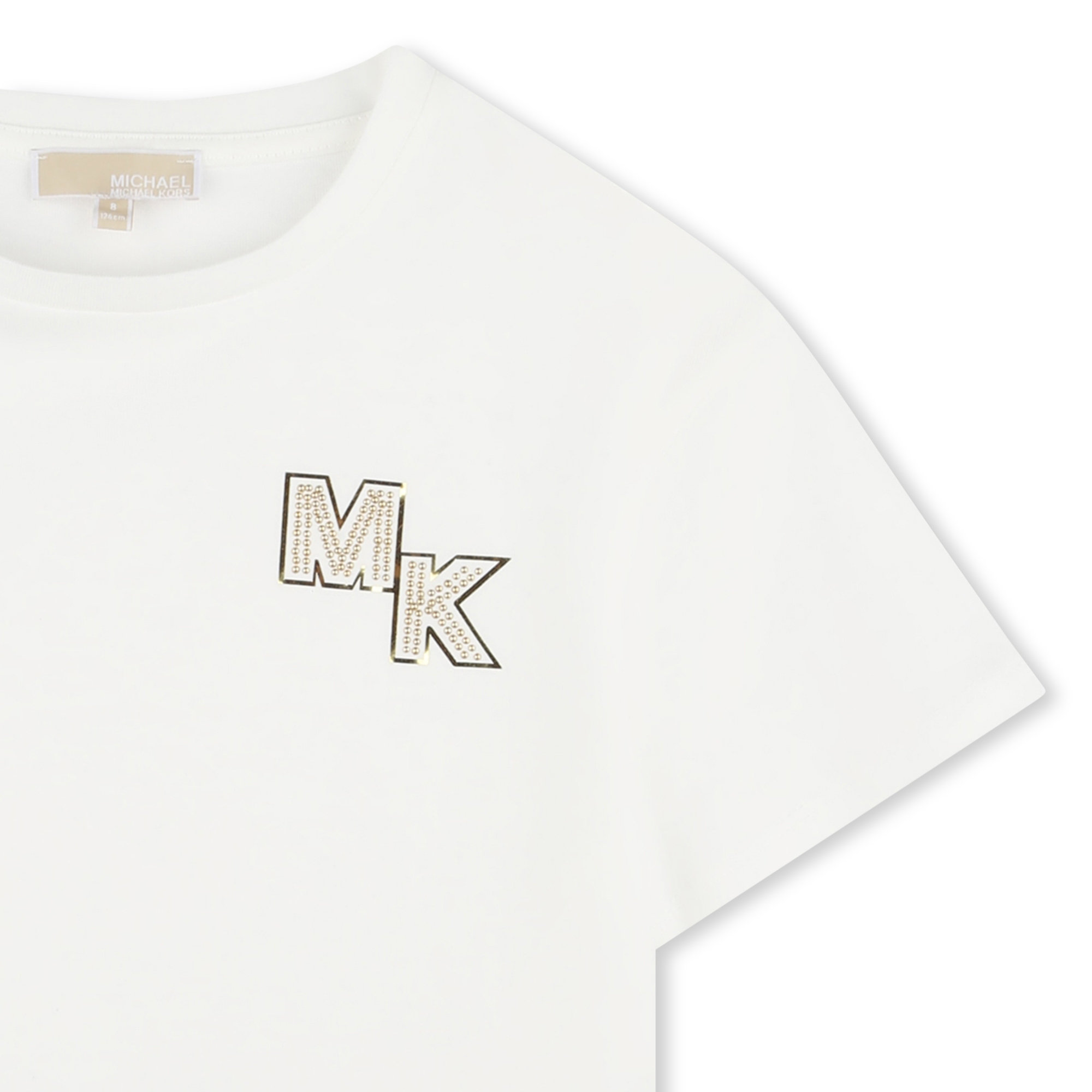 Short-sleeved cotton T-shirt MICHAEL KORS for GIRL