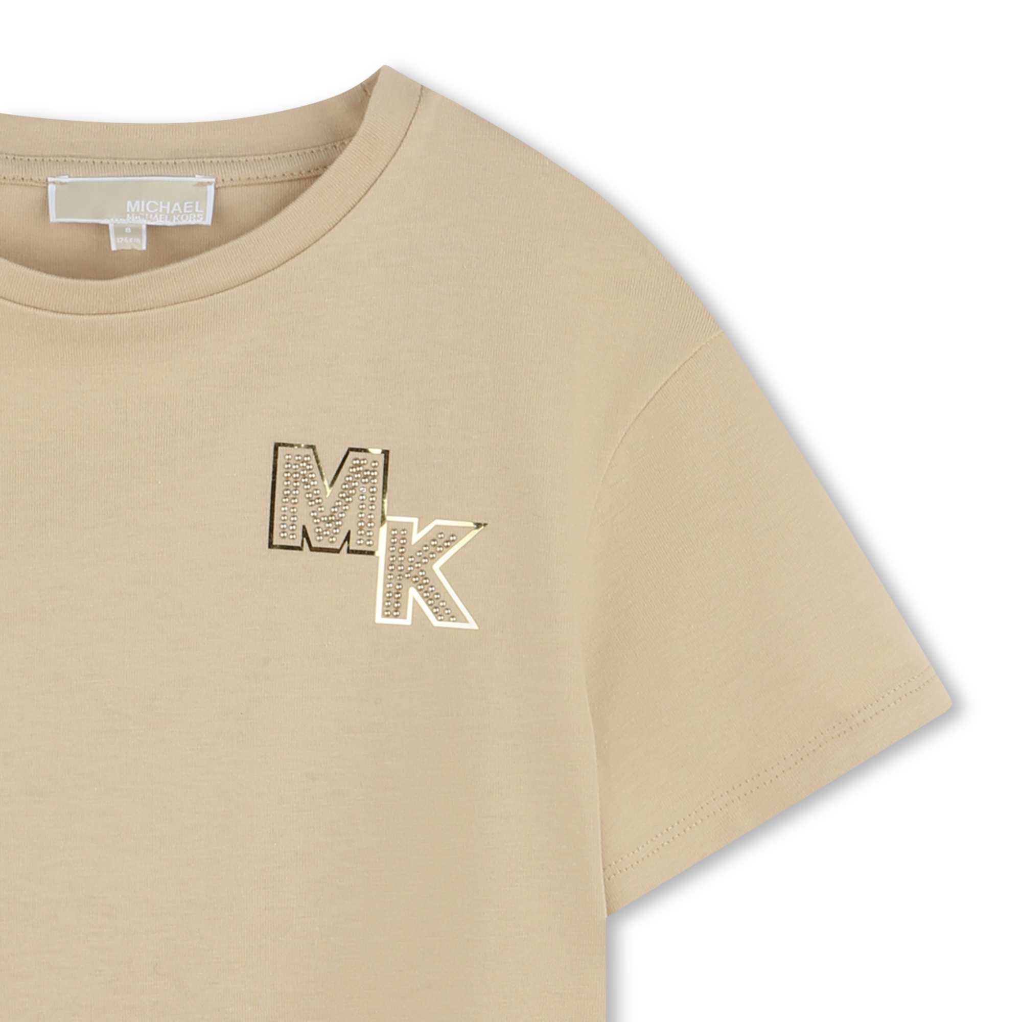 Short-sleeved cotton T-shirt MICHAEL KORS for GIRL